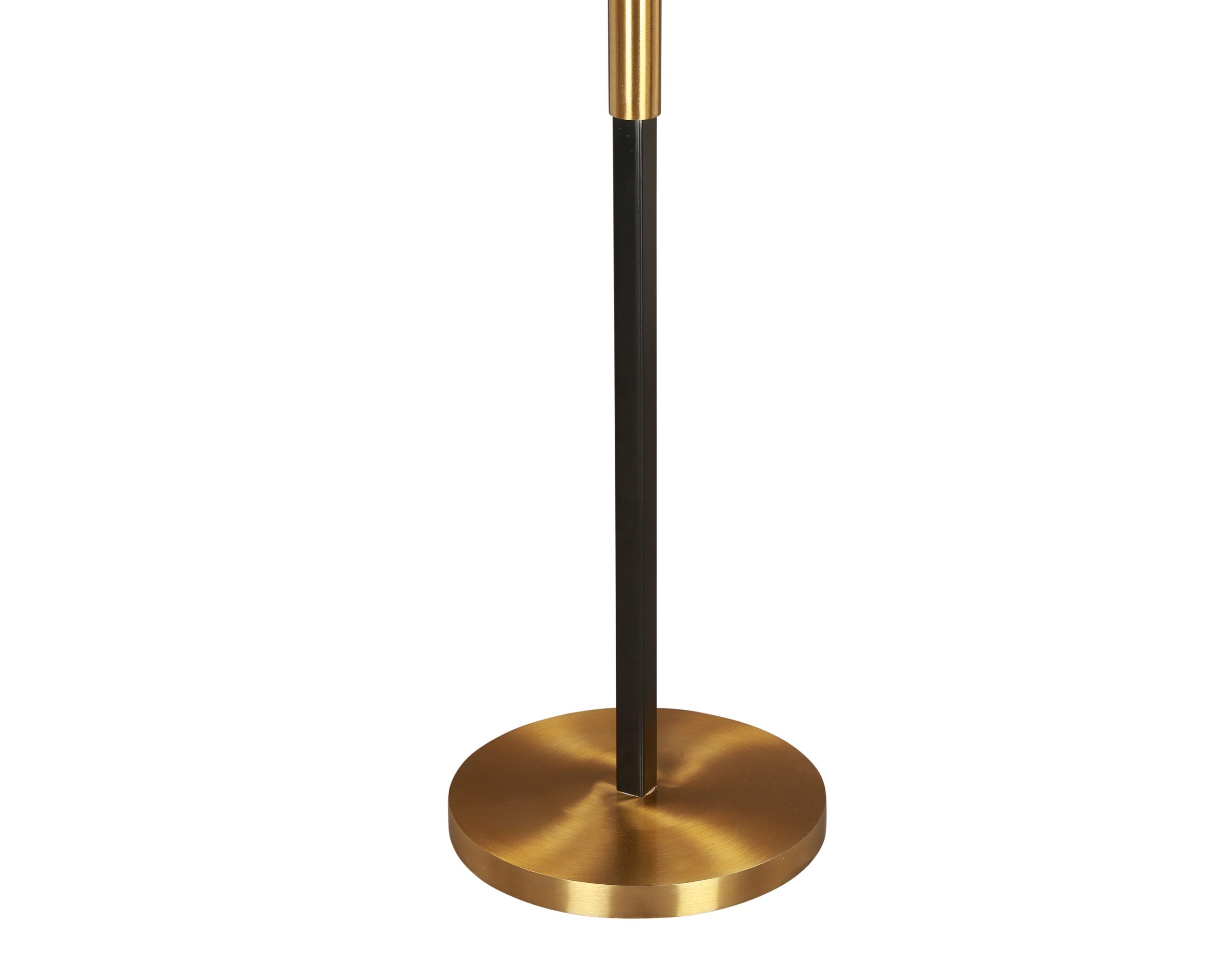 Hamilton Floor Lamp - Brushed Brass/Matt Black