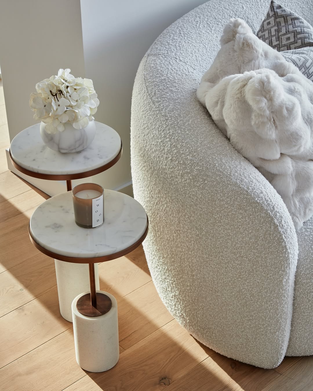 Dolmec Nest of Tables (Set of 2) - Antique Bronze