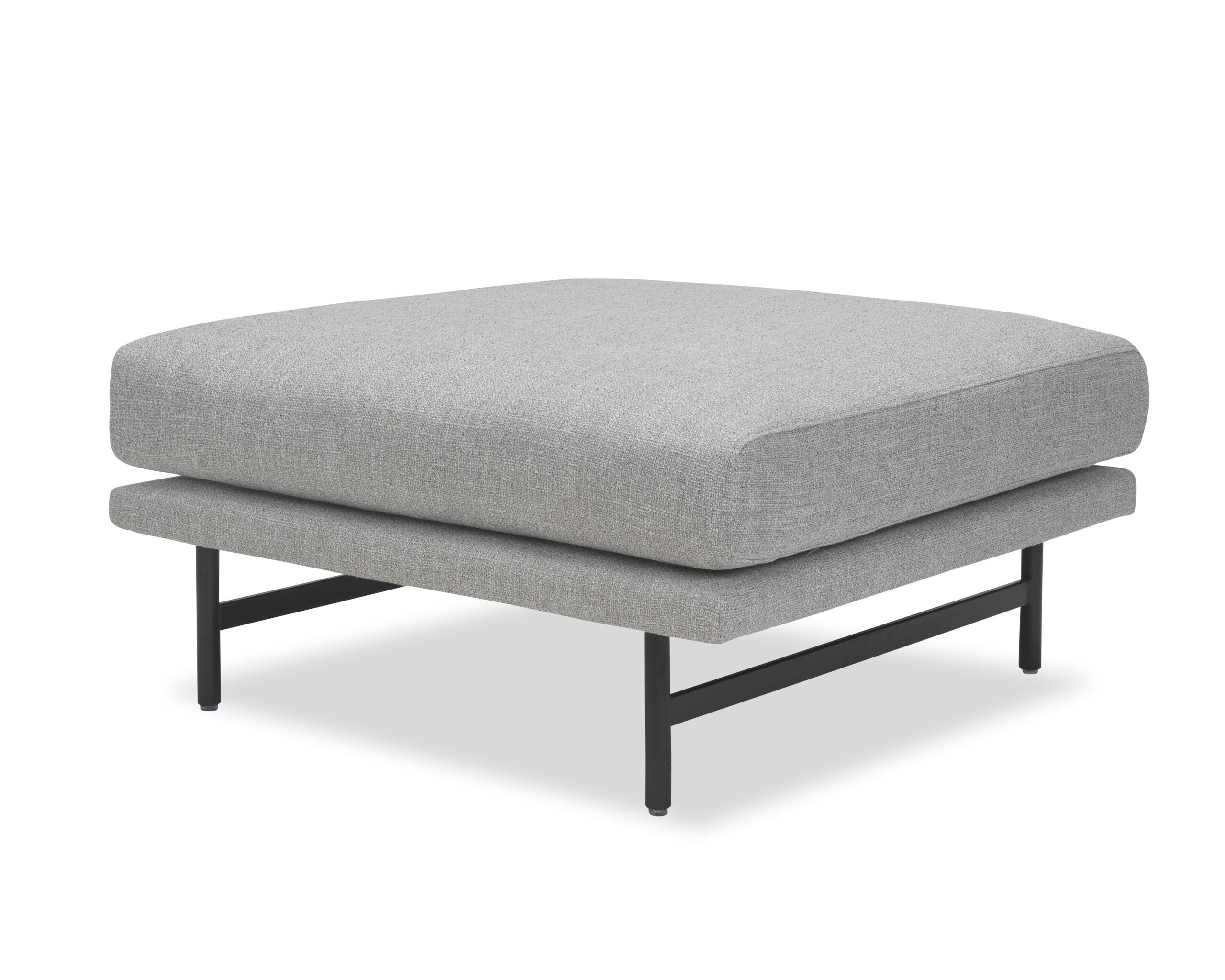 Mossi Ottoman - Oscar Light Grey