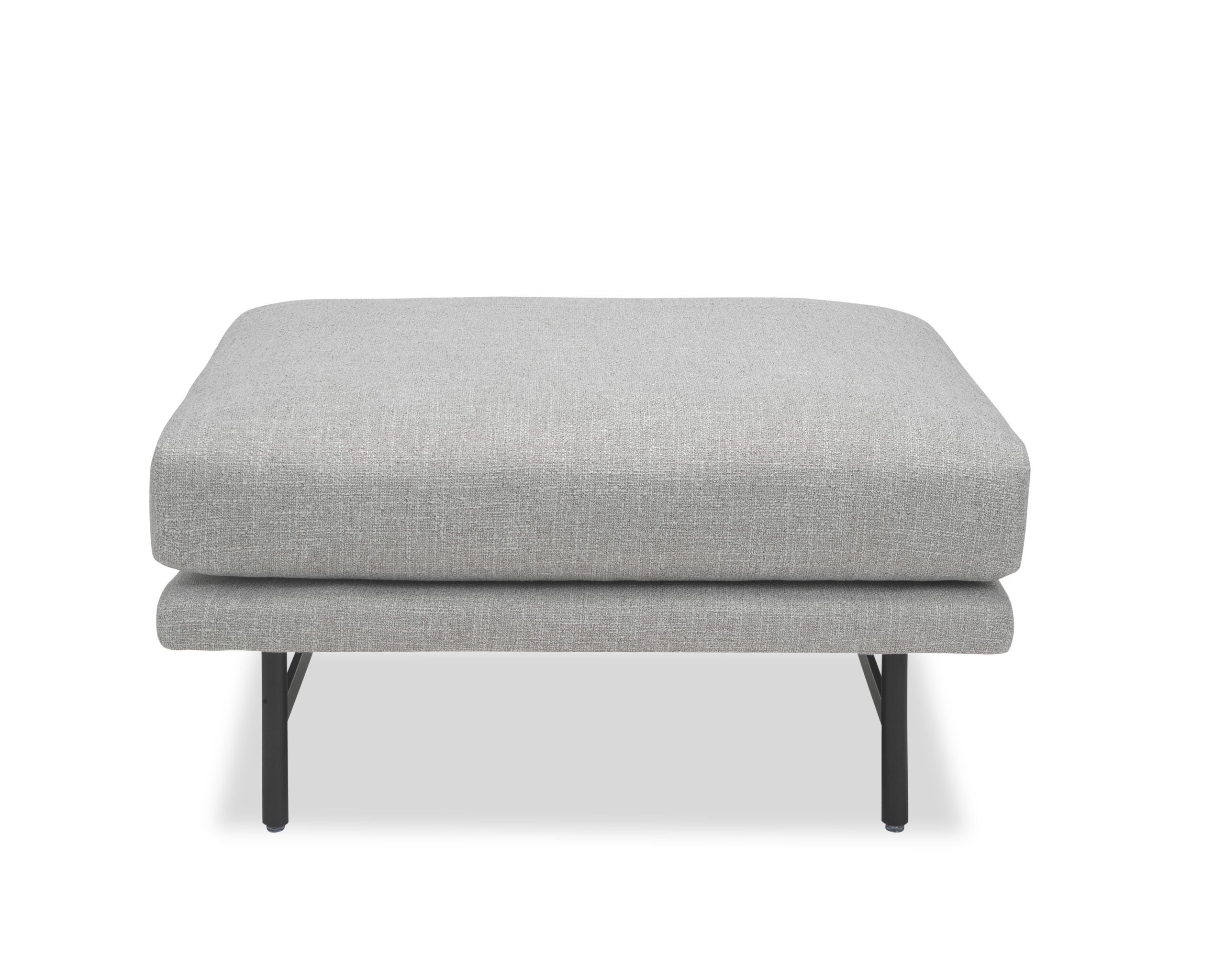 Mossi Ottoman - Oscar Light Grey