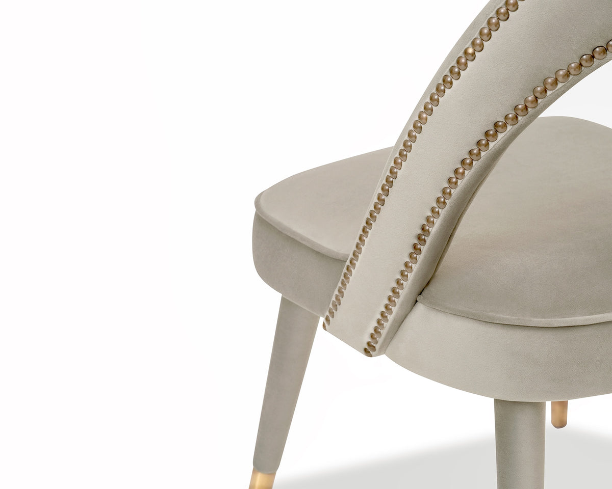 Pigalle Chair - Kaster Light Grey