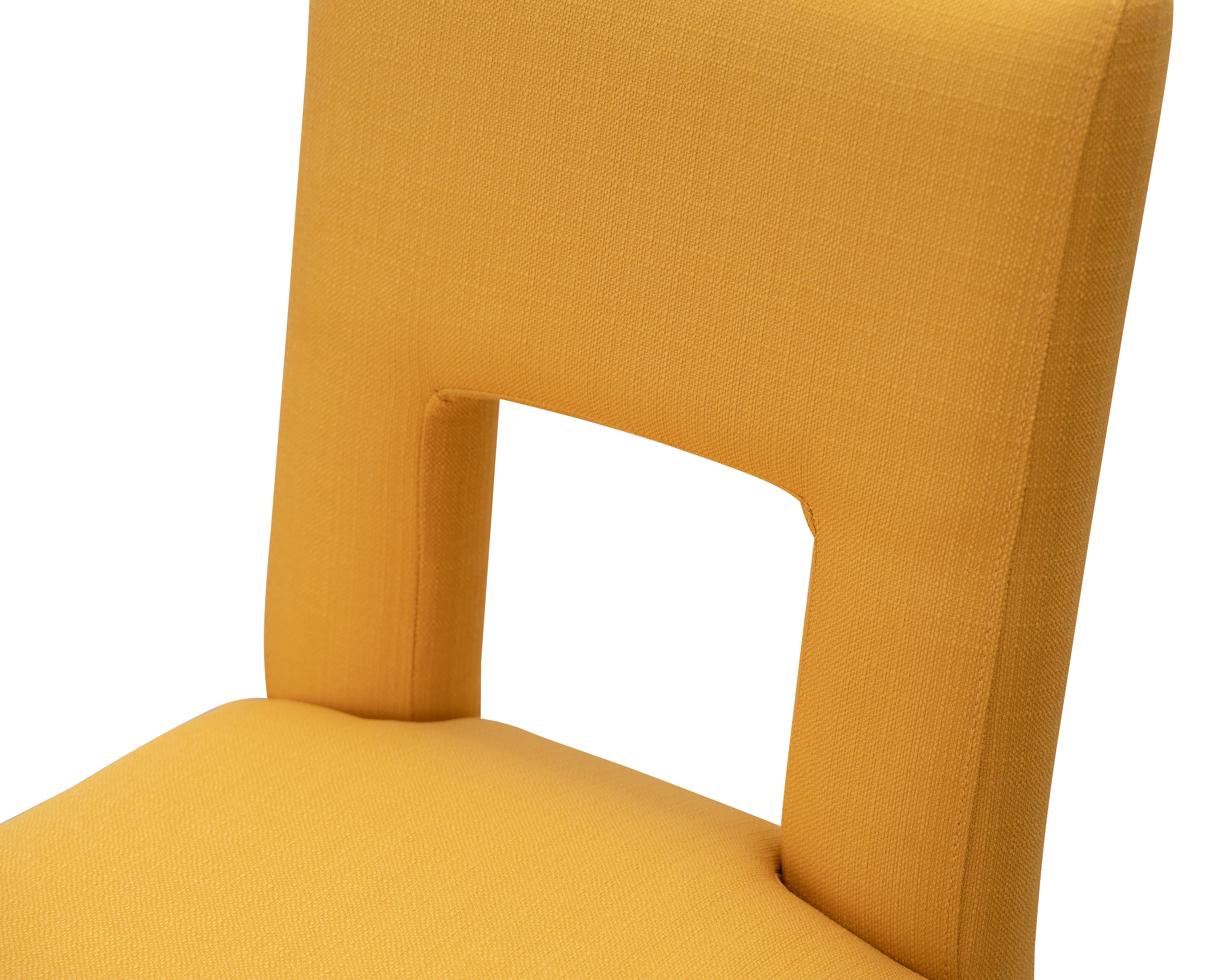 Venice Dining Chair - Mustard Linen