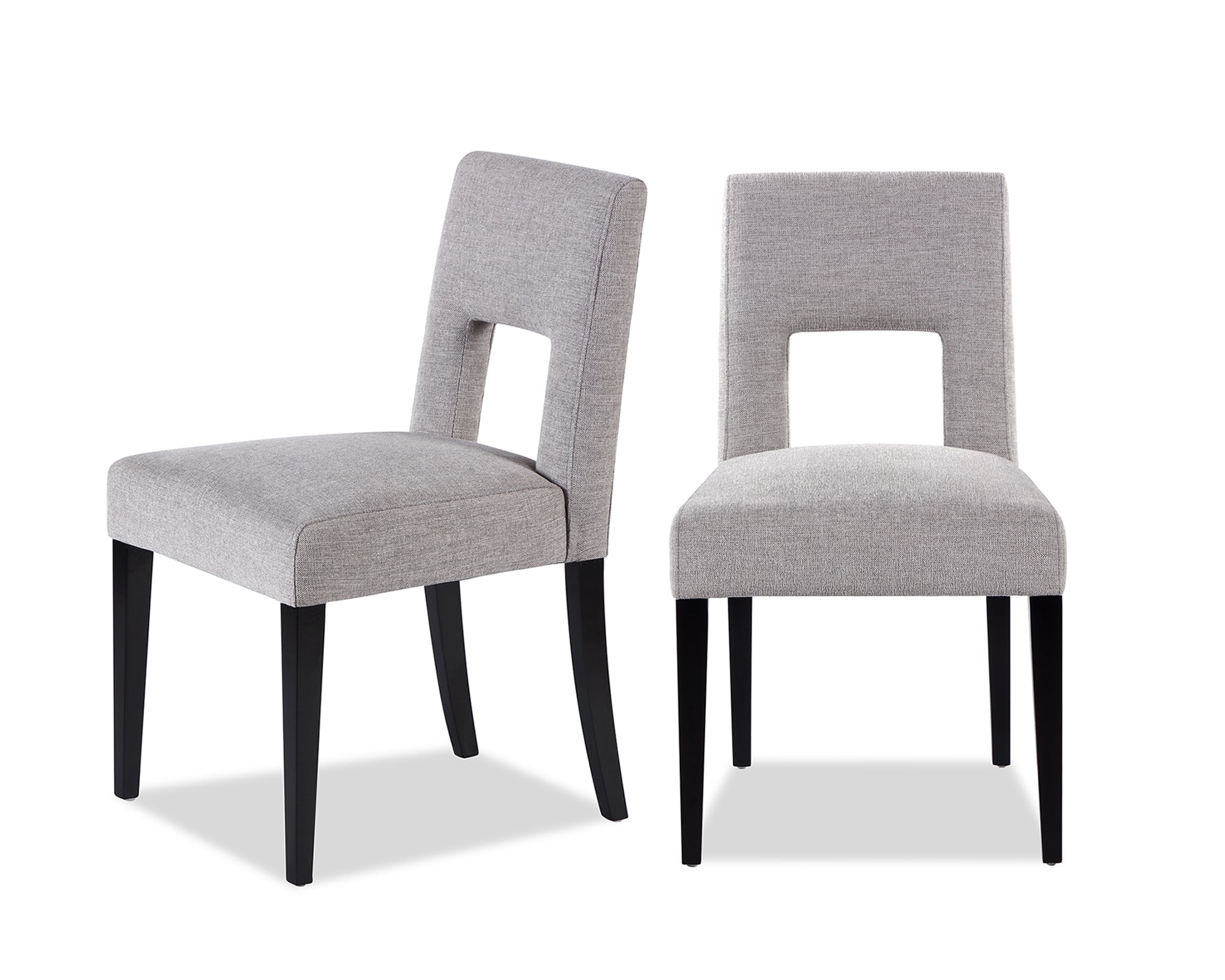 Venice Dining Chair - Ash Grey Chenille