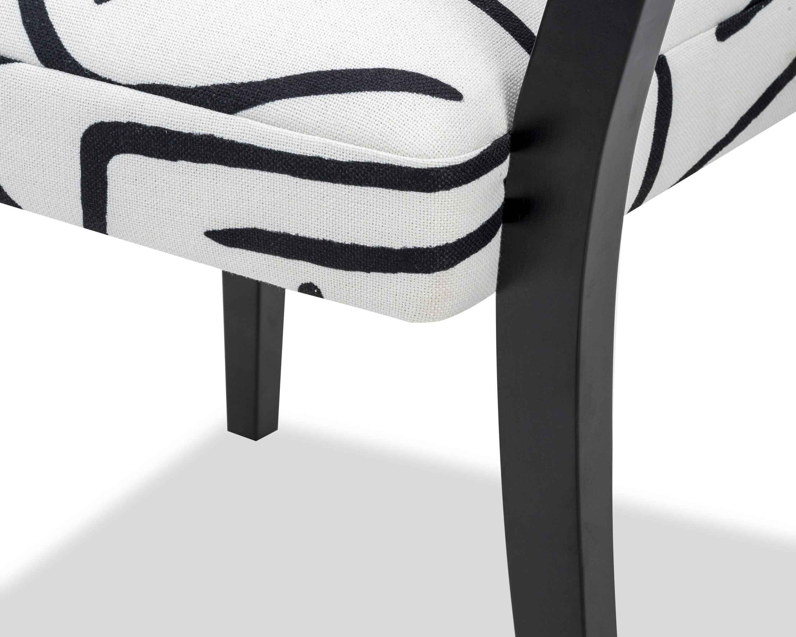 Alfama Dining Chair - Zebra Black & White