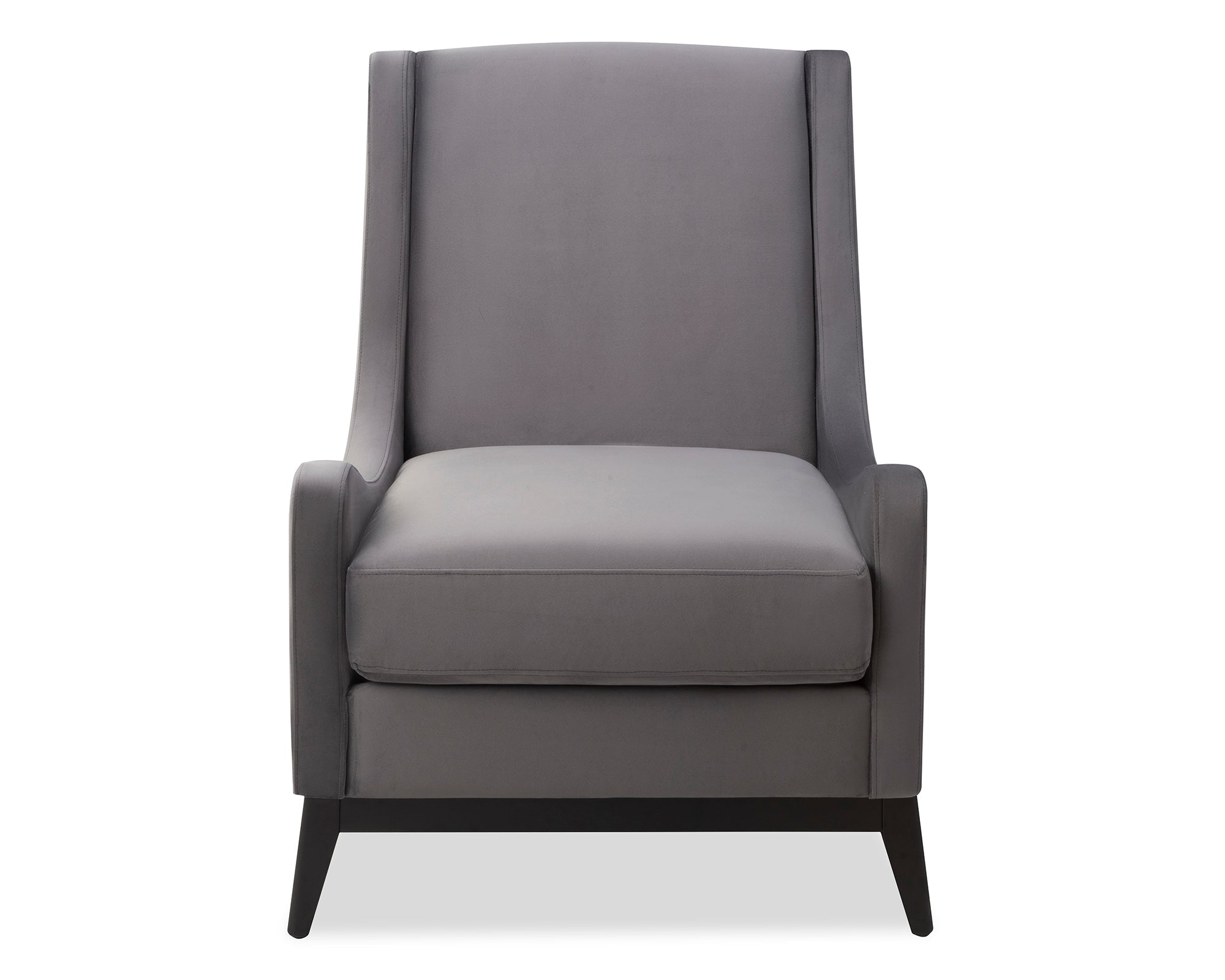 Lima Occasional Chair  -  Night Grey Velvet