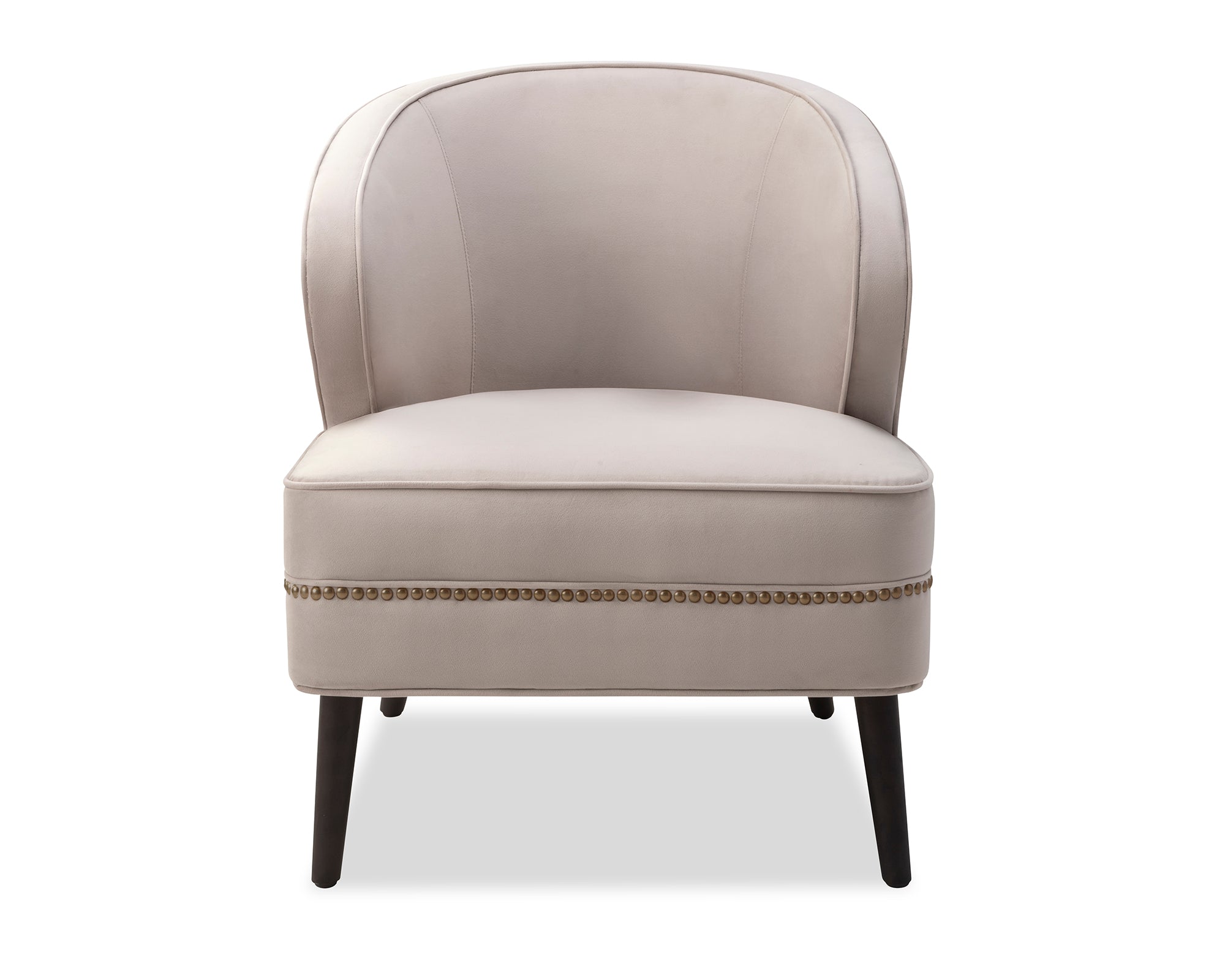 Lindsay Occasional Chair - Limestone Velvet