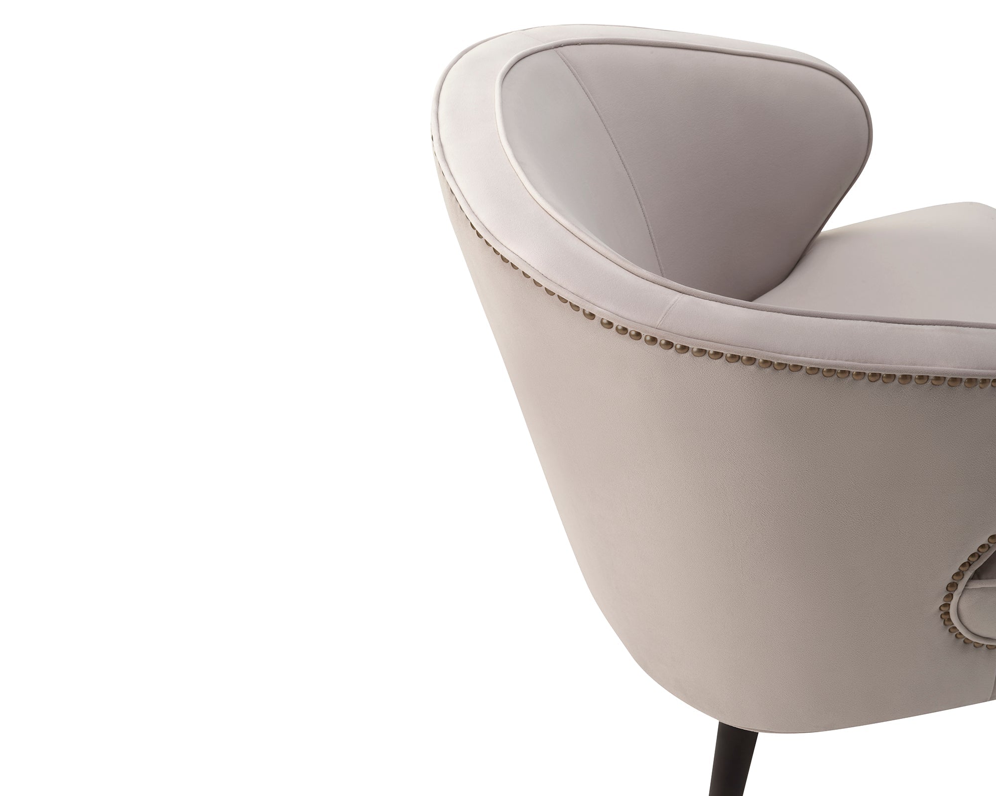 Lindsay Occasional Chair - Limestone Velvet