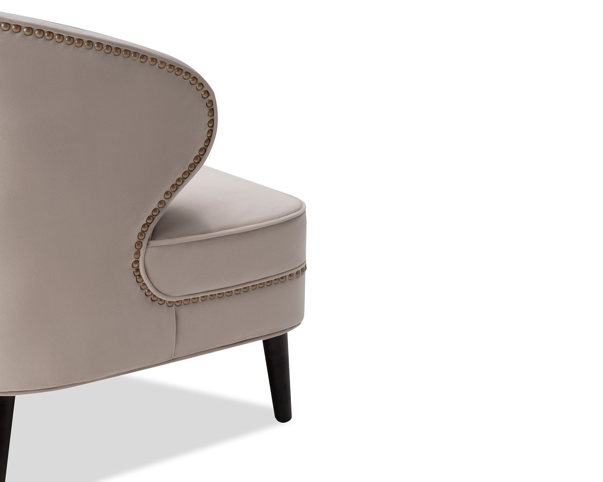 Lindsay Occasional Chair - Limestone Velvet