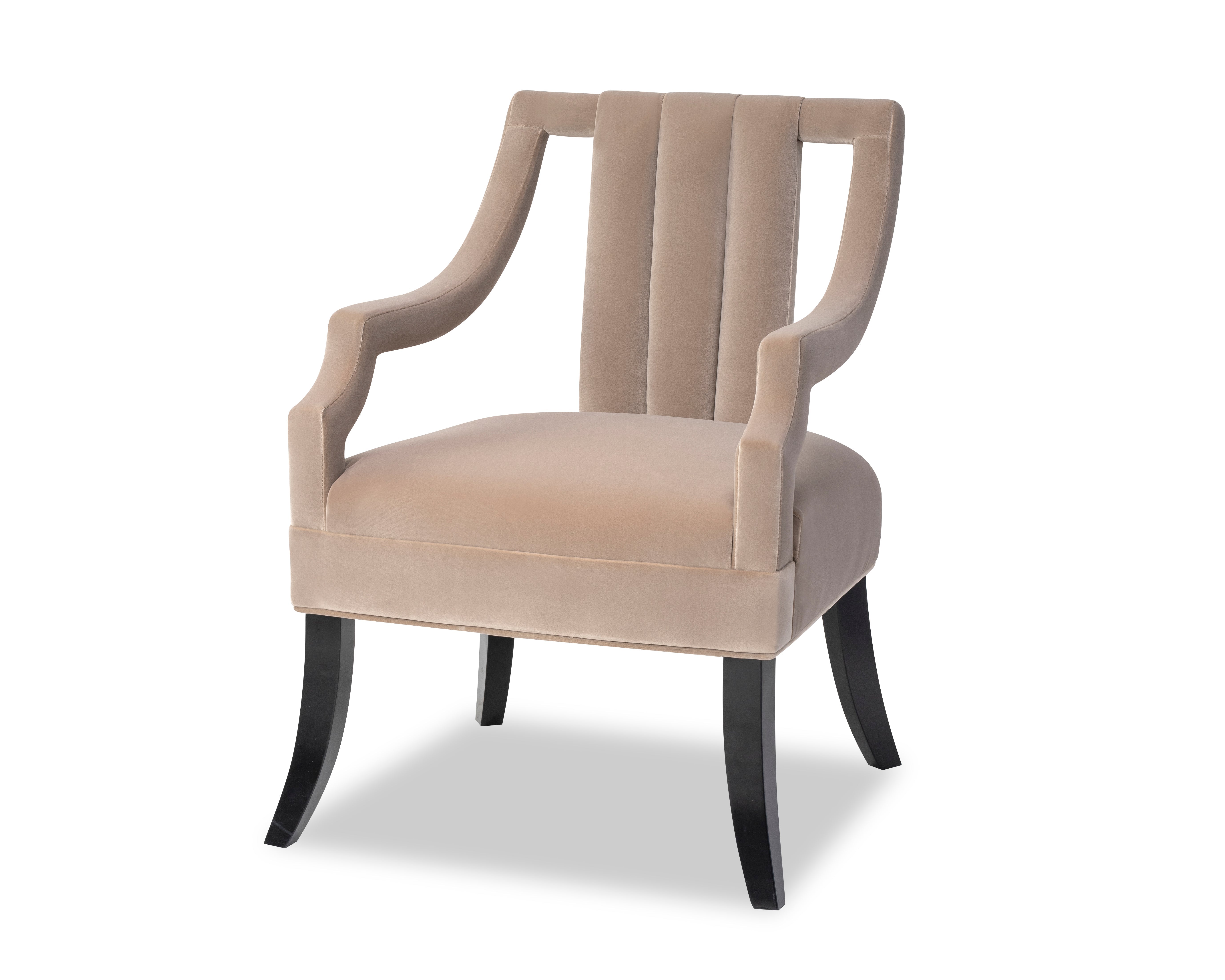 Wallace Occasional Chair - Gainsborough Mink Velvet