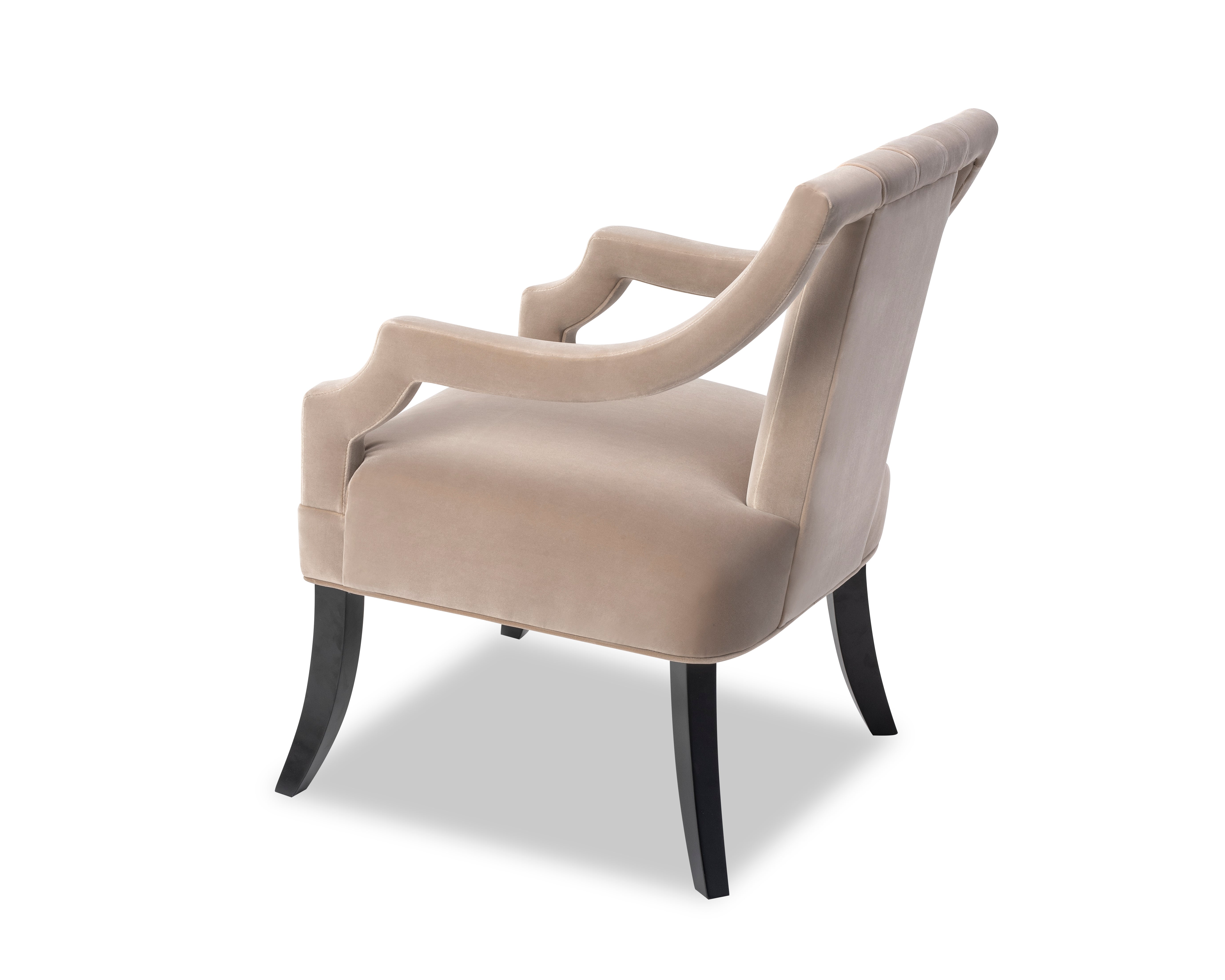 Wallace Occasional Chair - Gainsborough Mink Velvet