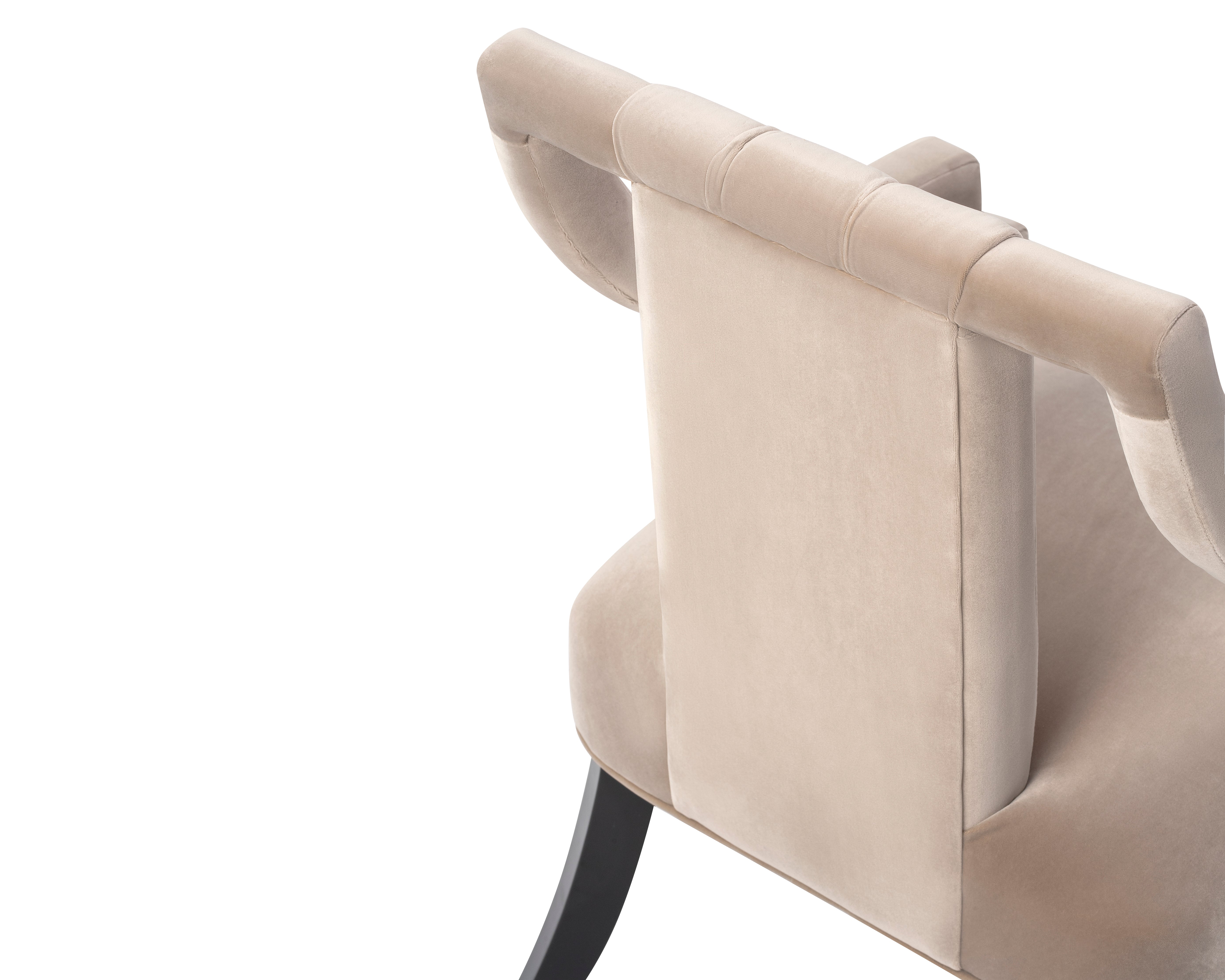 Wallace Occasional Chair - Gainsborough Mink Velvet