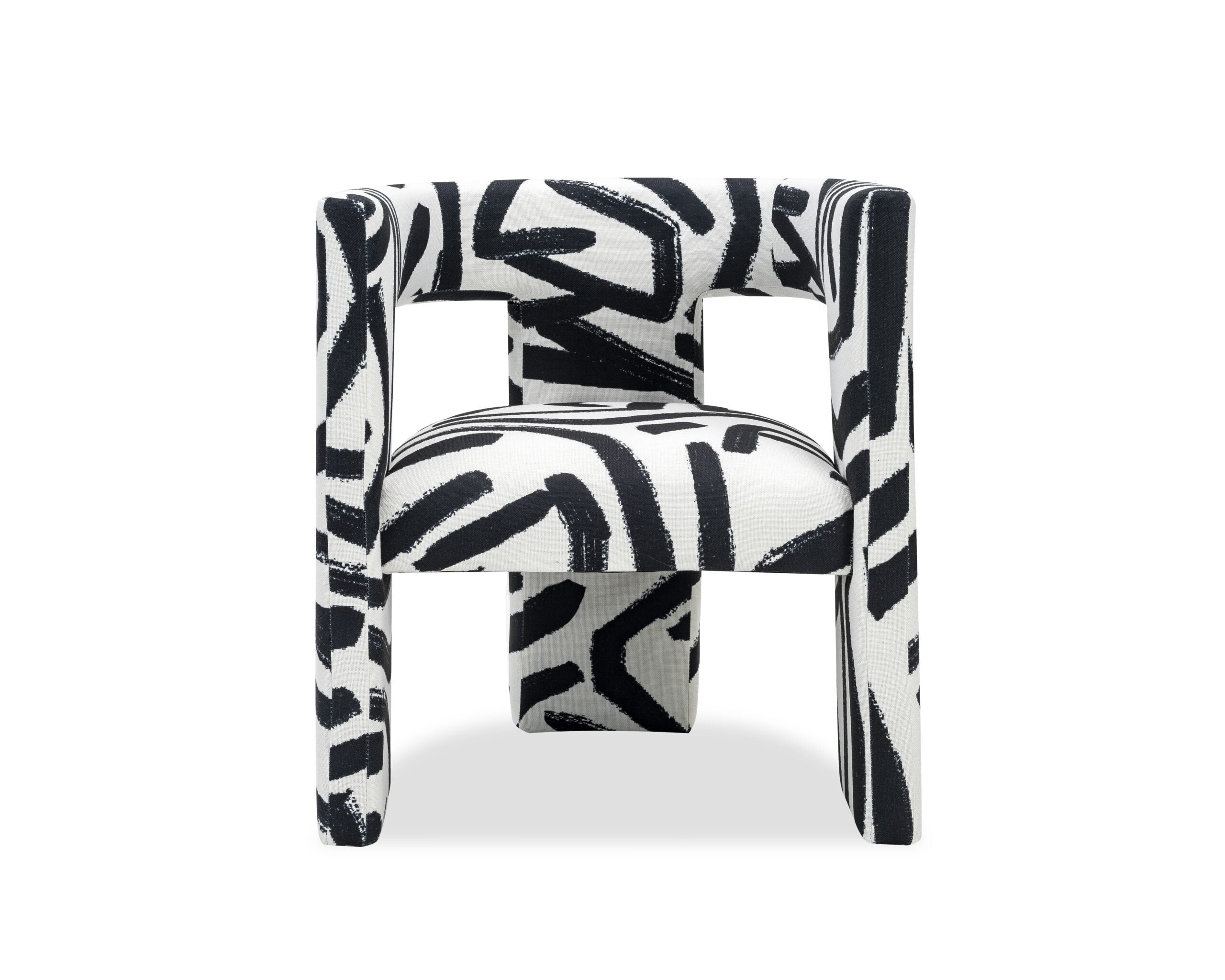 Archer Occasional Chair - Graphic Black & White