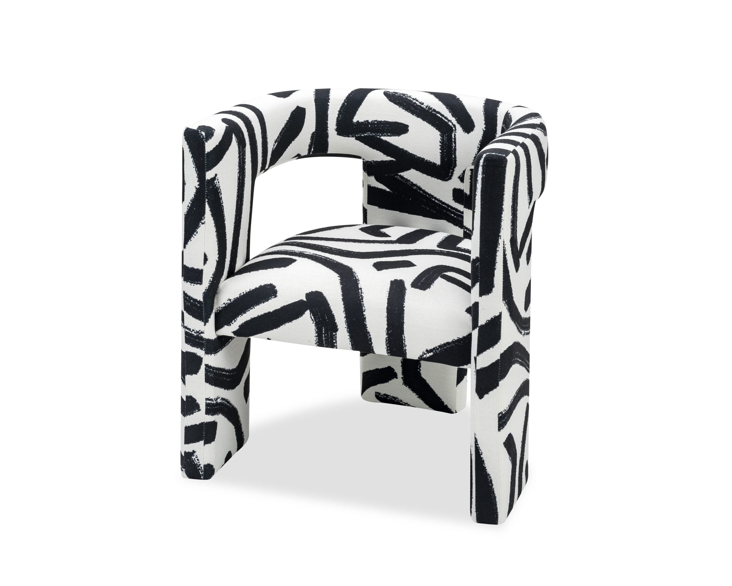 Archer Occasional Chair - Graphic Black & White