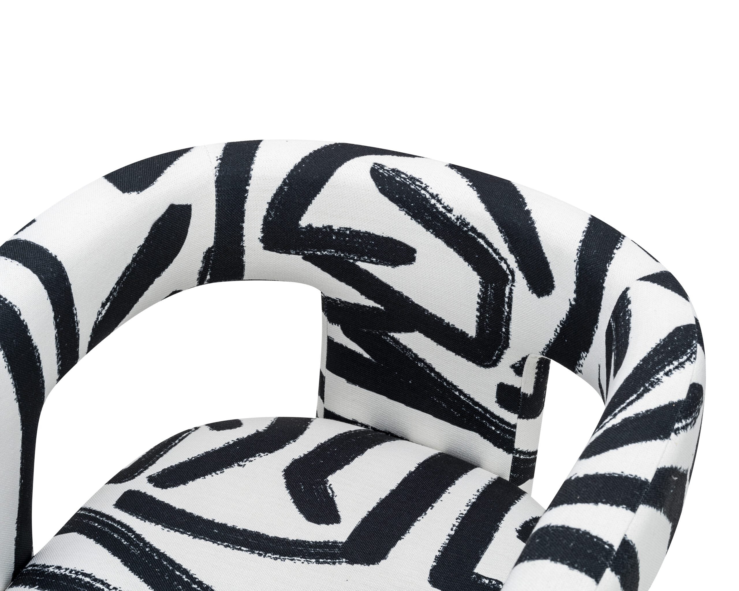 Archer Occasional Chair - Graphic Black & White