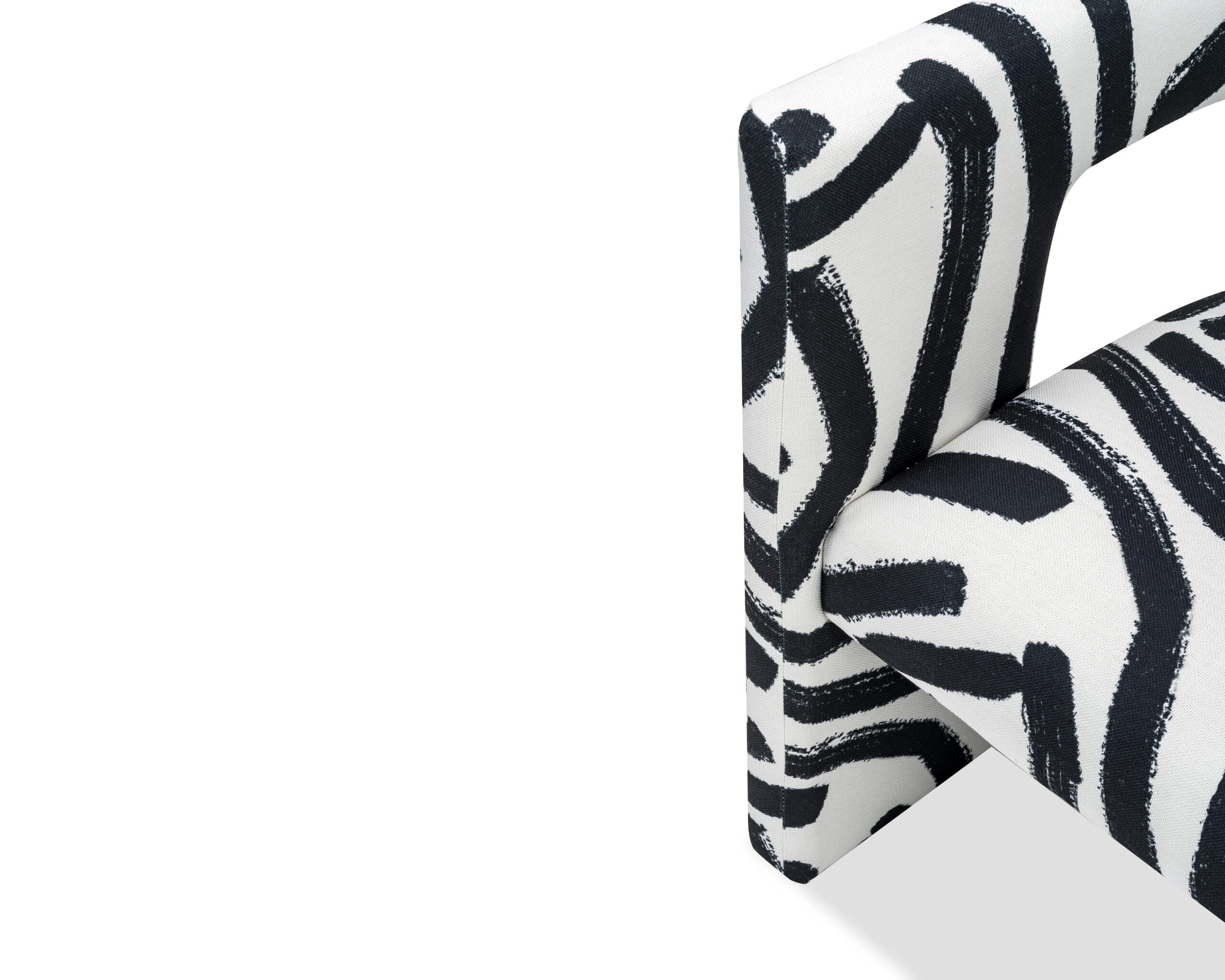 Archer Occasional Chair - Graphic Black & White