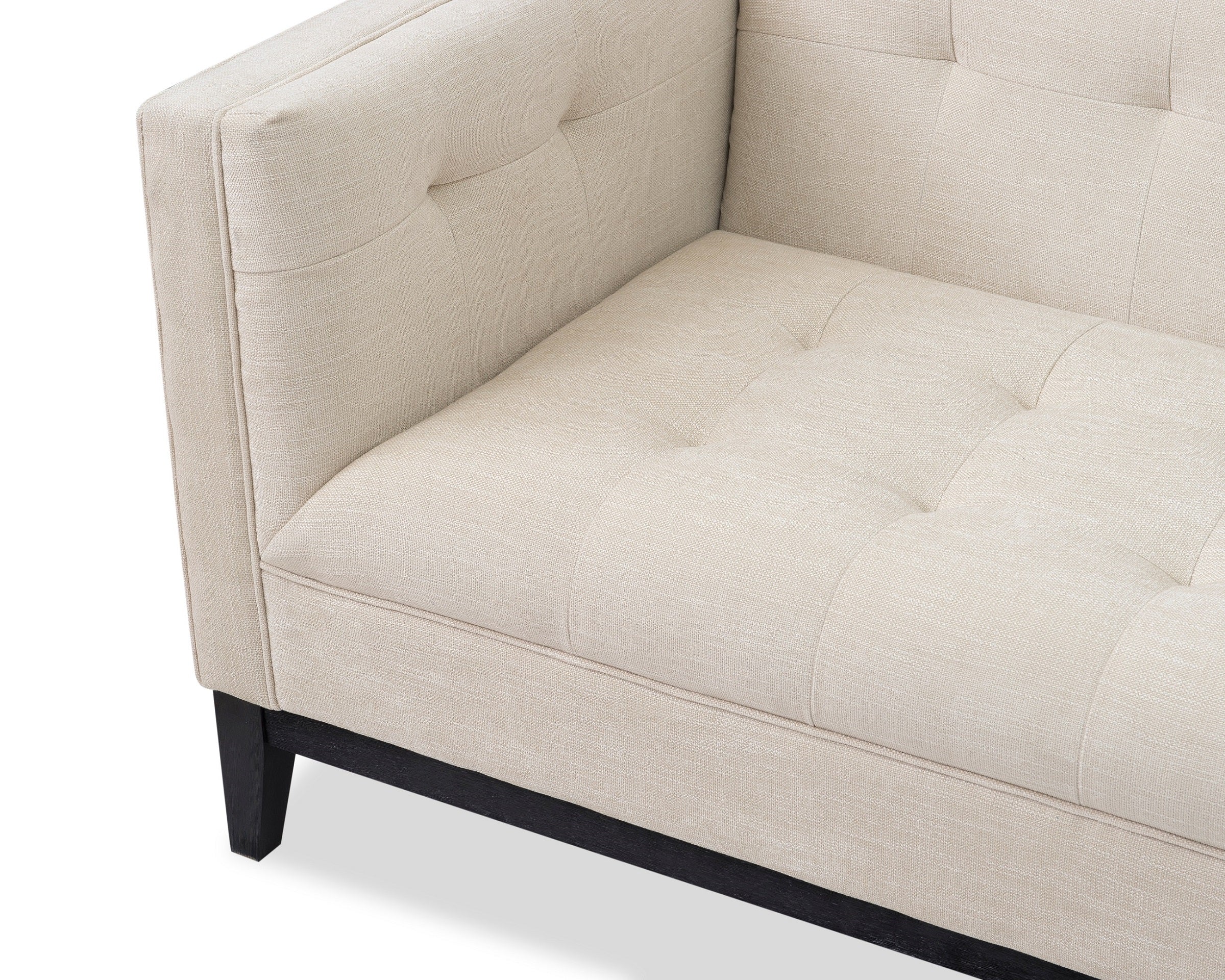 Joel 3 Seater Sofa - Beige Chenille