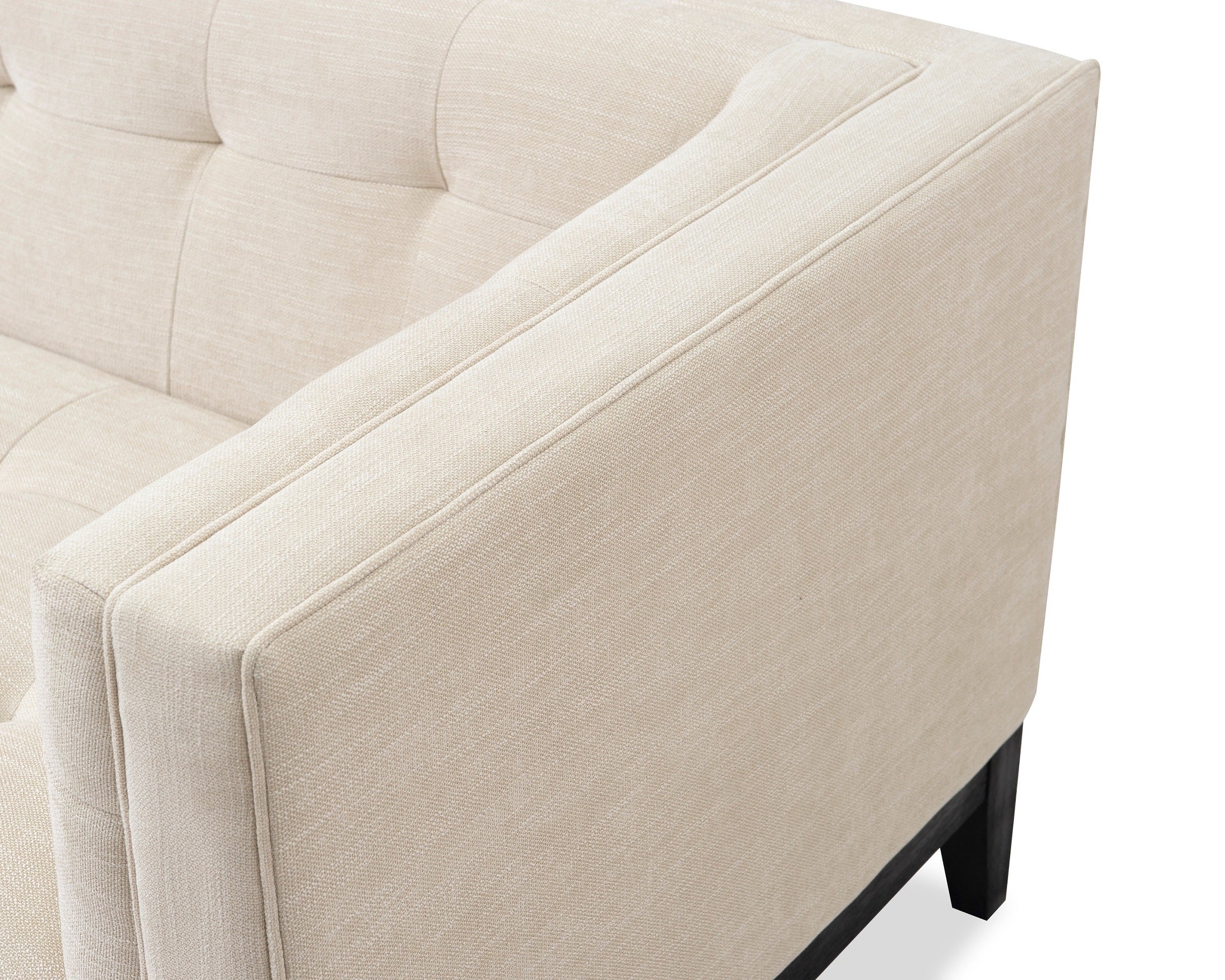 Joel 3 Seater Sofa - Beige Chenille