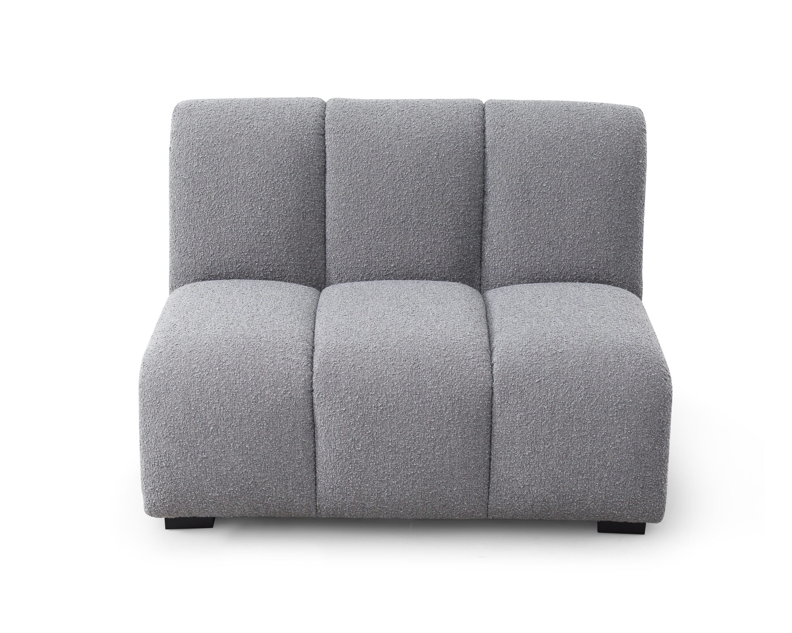 Ralph Sofa Single Unit - Boucle Graphic Grey