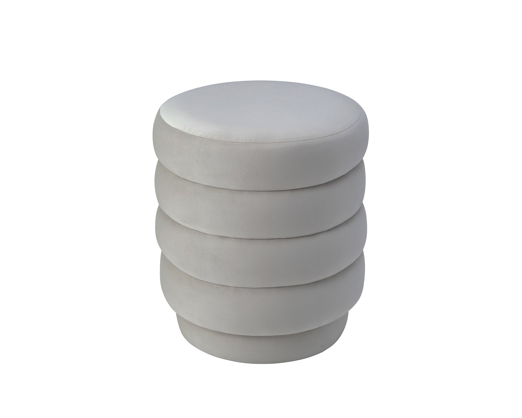 Lou Stool - Limestone Velvet
