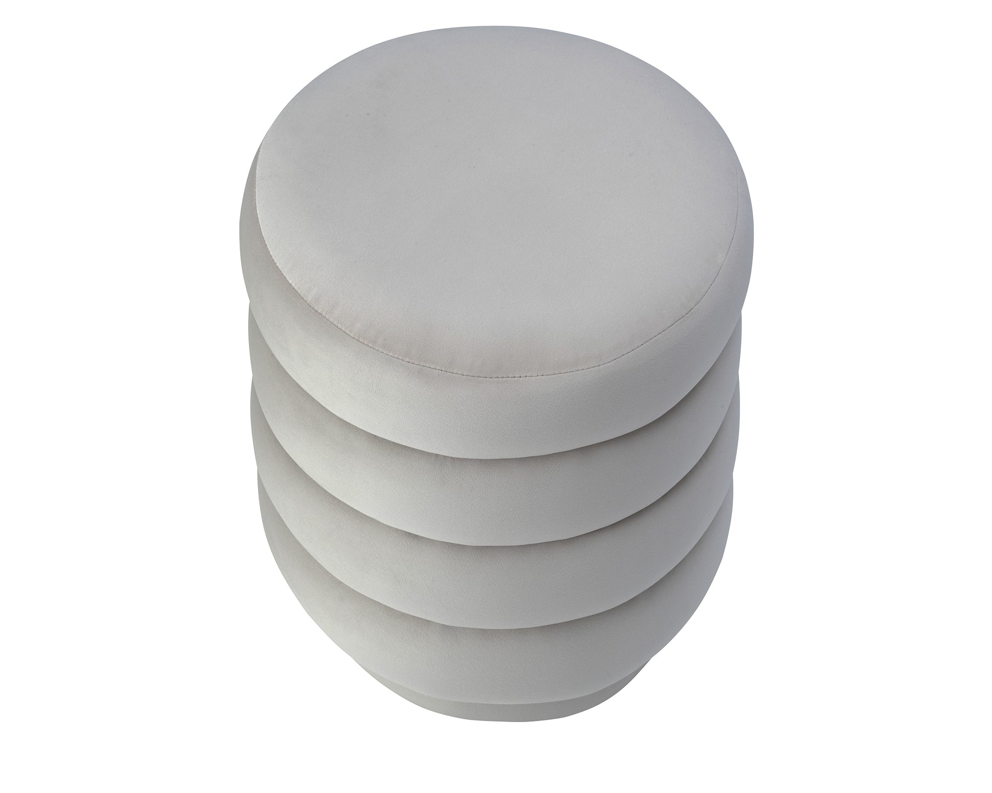 Lou Stool - Limestone Velvet