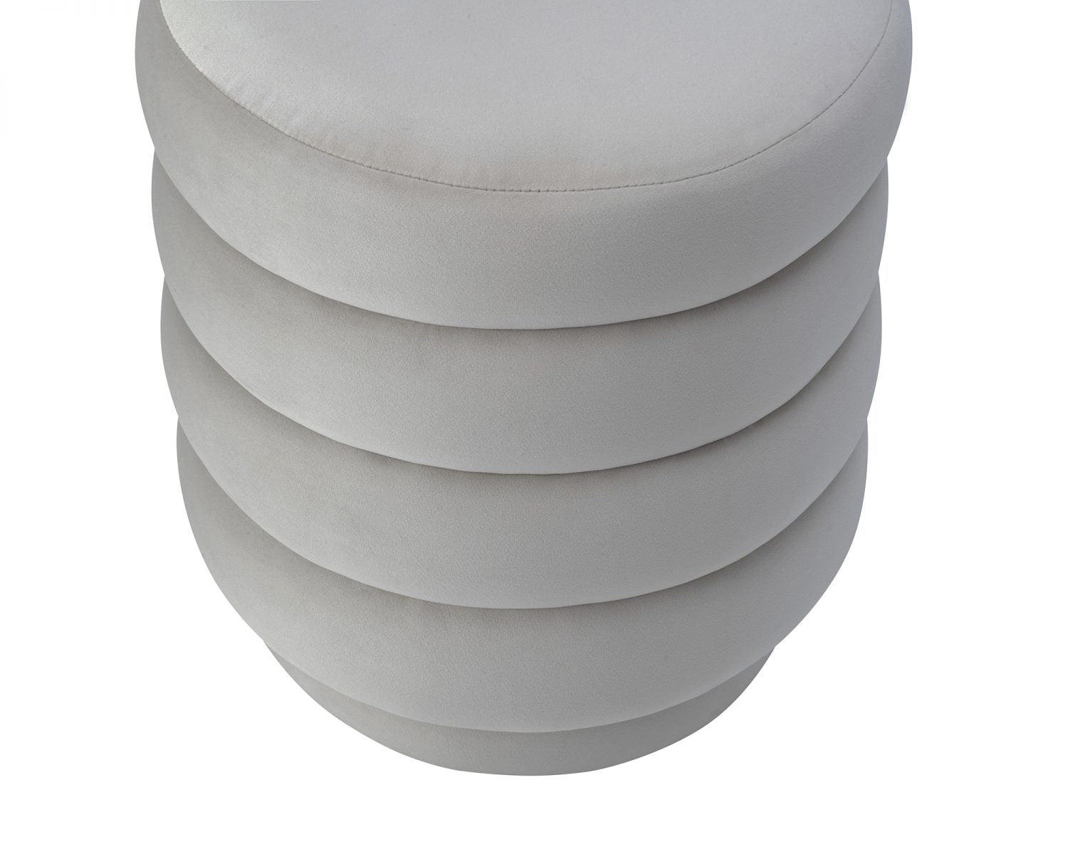 Lou Stool - Limestone Velvet