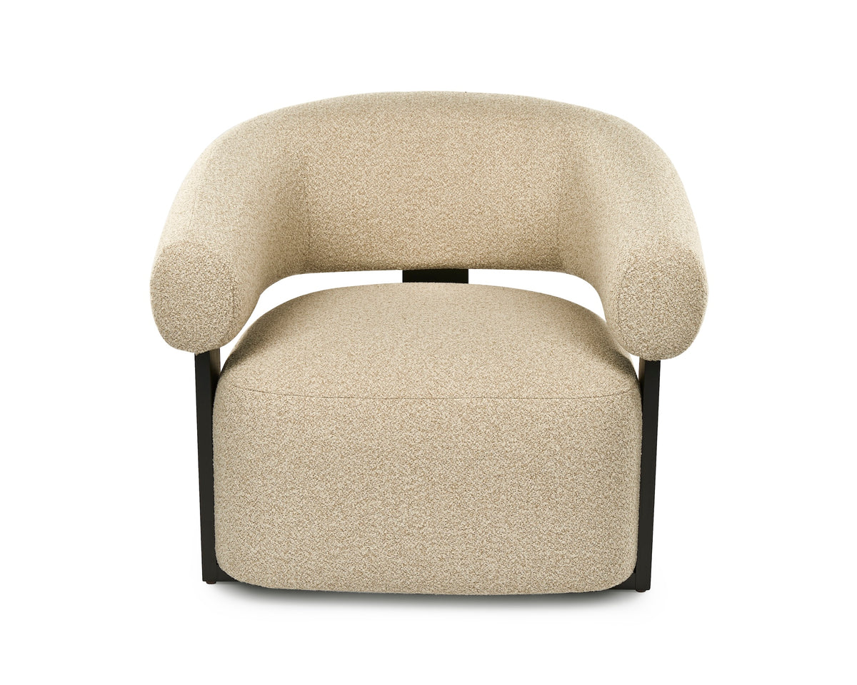 Botega Occasional Chair (Crib 5) - Capella Sand/Ash Wood