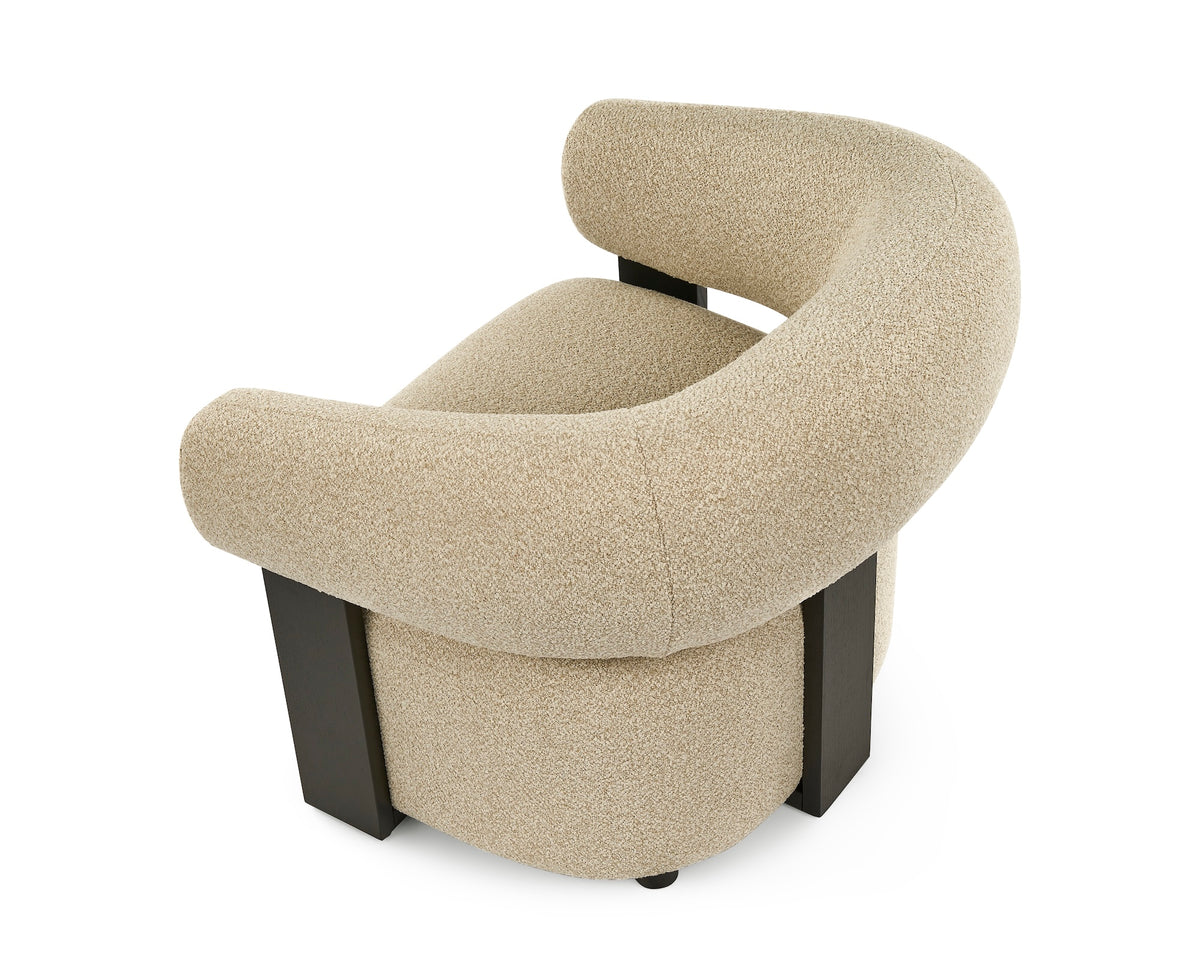 Botega Occasional Chair (Crib 5) - Capella Sand/Ash Wood