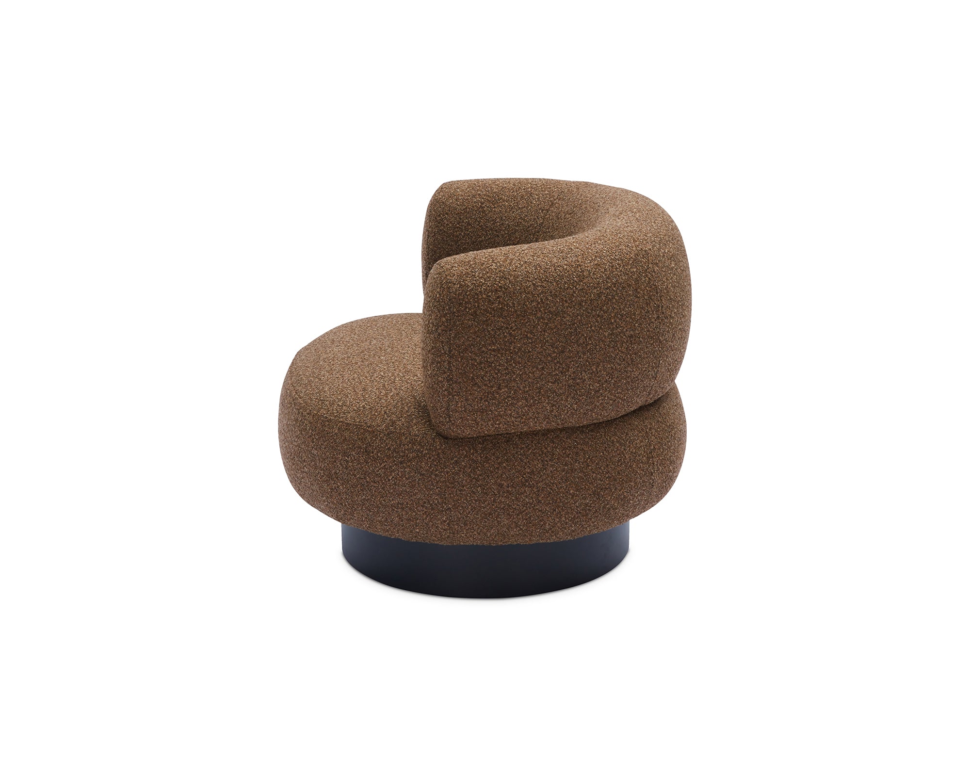 Redeo Occasional Chair - Capela Fennel Seed | Matt Black Metal (Crib 5)