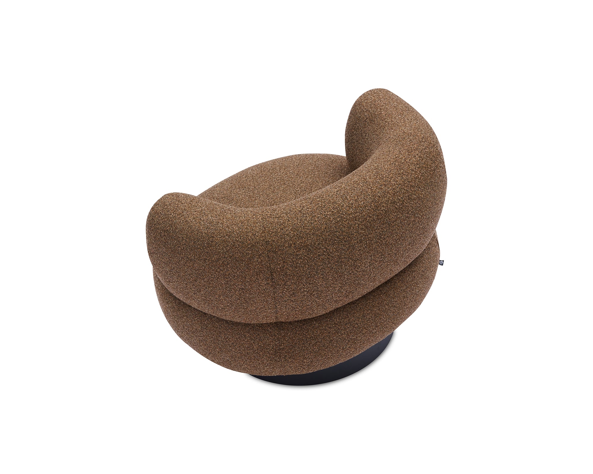 Redeo Occasional Chair - Capela Fennel Seed | Matt Black Metal (Crib 5)