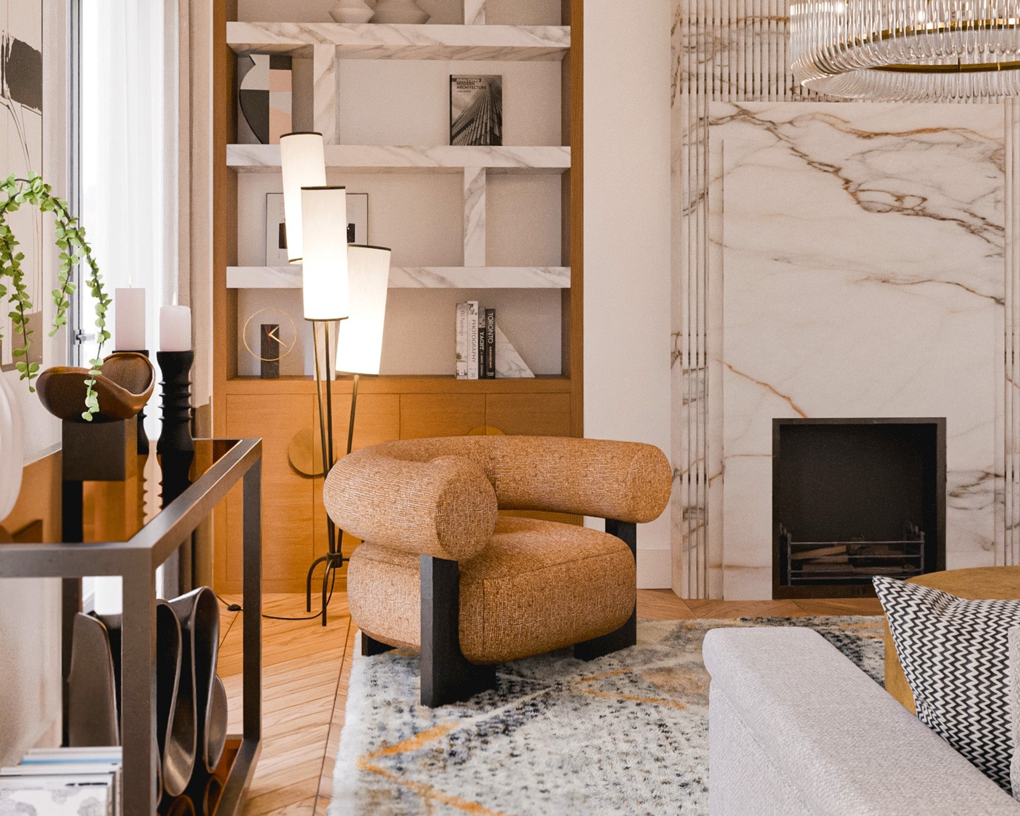 Epic Occasional Chair (Crib 5)  -  Bari Amber