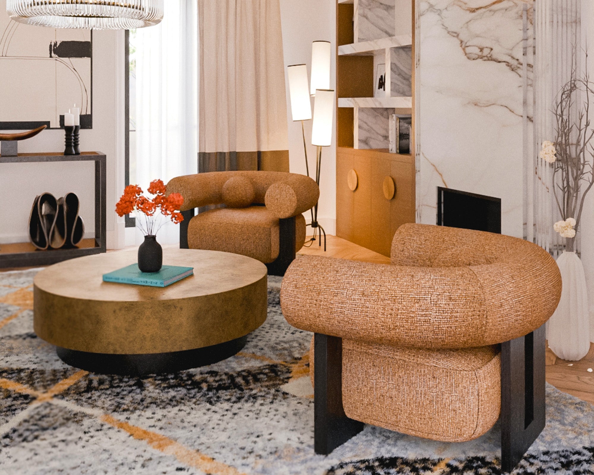 Epic Occasional Chair (Crib 5) - Bari Amber