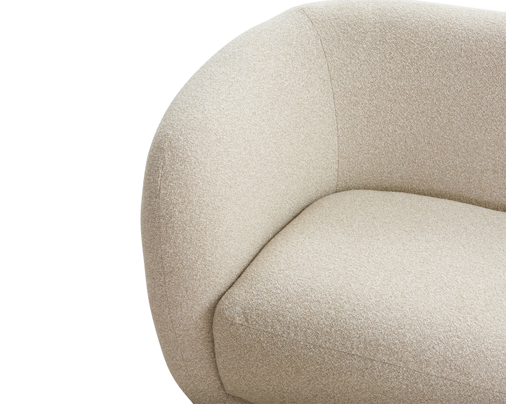 Algar Swivel (Crib 5) Occasional Chair - Hopper Desert and Matt Black Metal