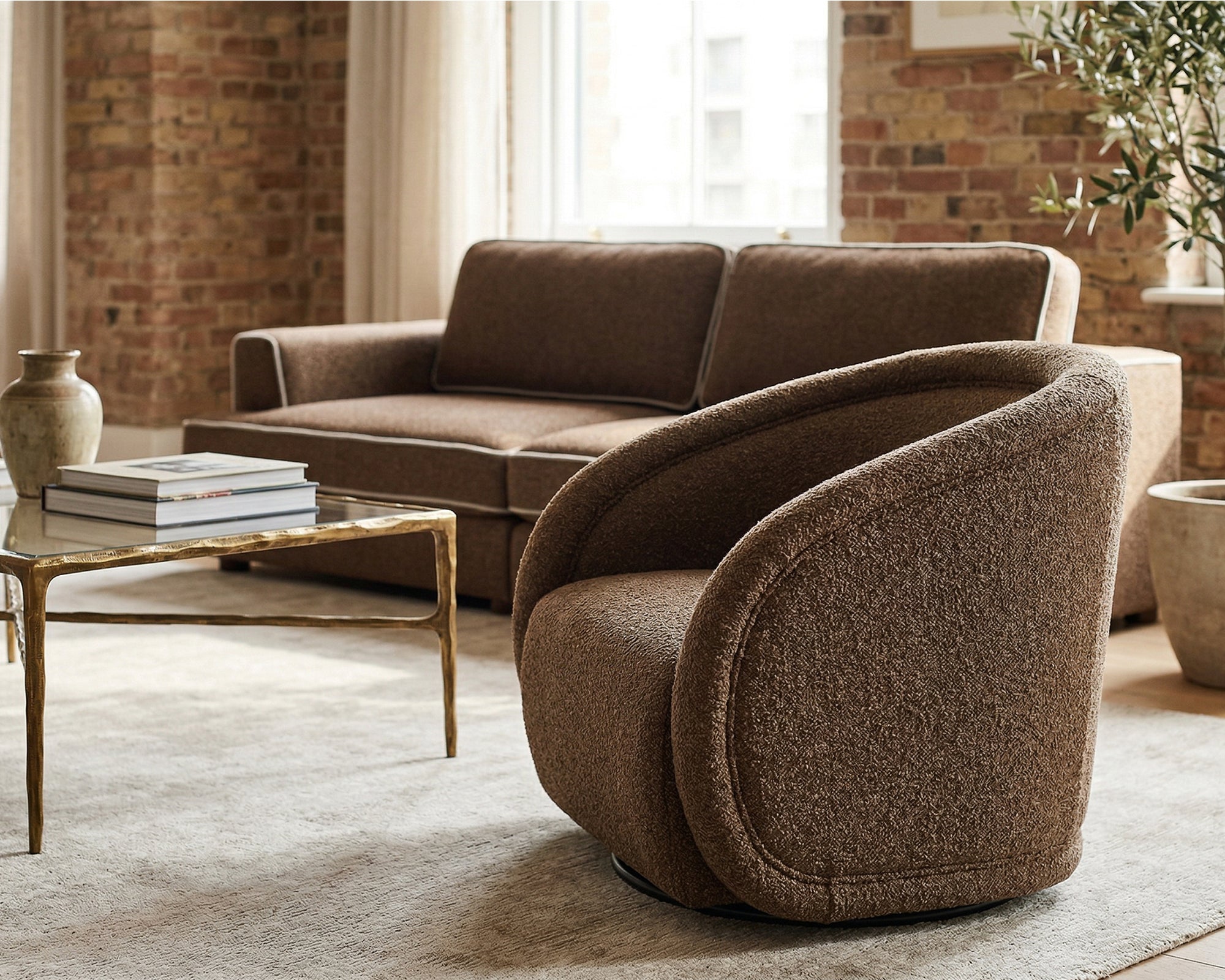 Alice Occasional Chair - Capela Fennel Seed (Crib 5)