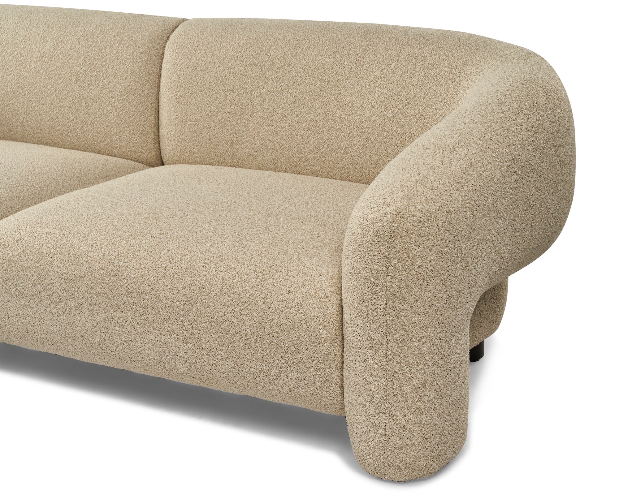 Erin Modular Sofa Left - Capela Sand/ Black