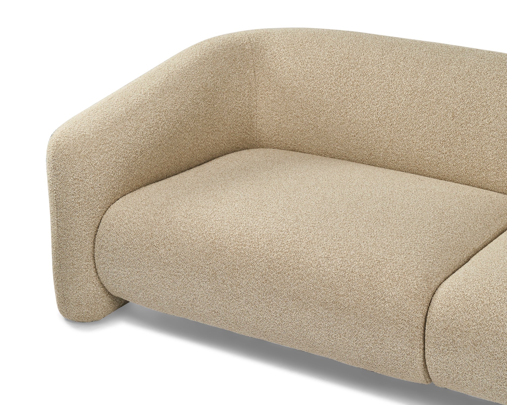 Erin Modular Sofa Left - Capela Sand/ Black