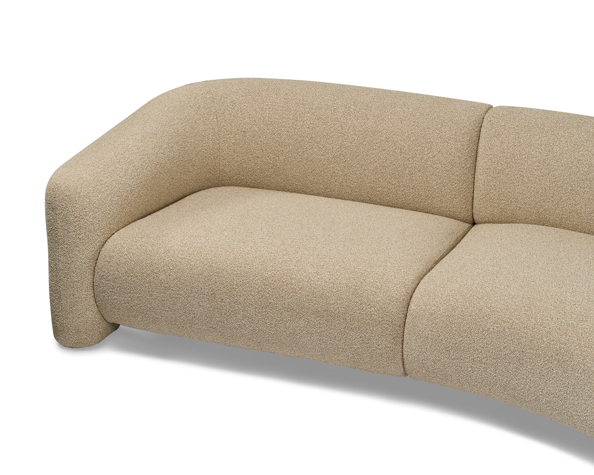 Erin Modular Sofa Left - Capela Sand/ Black