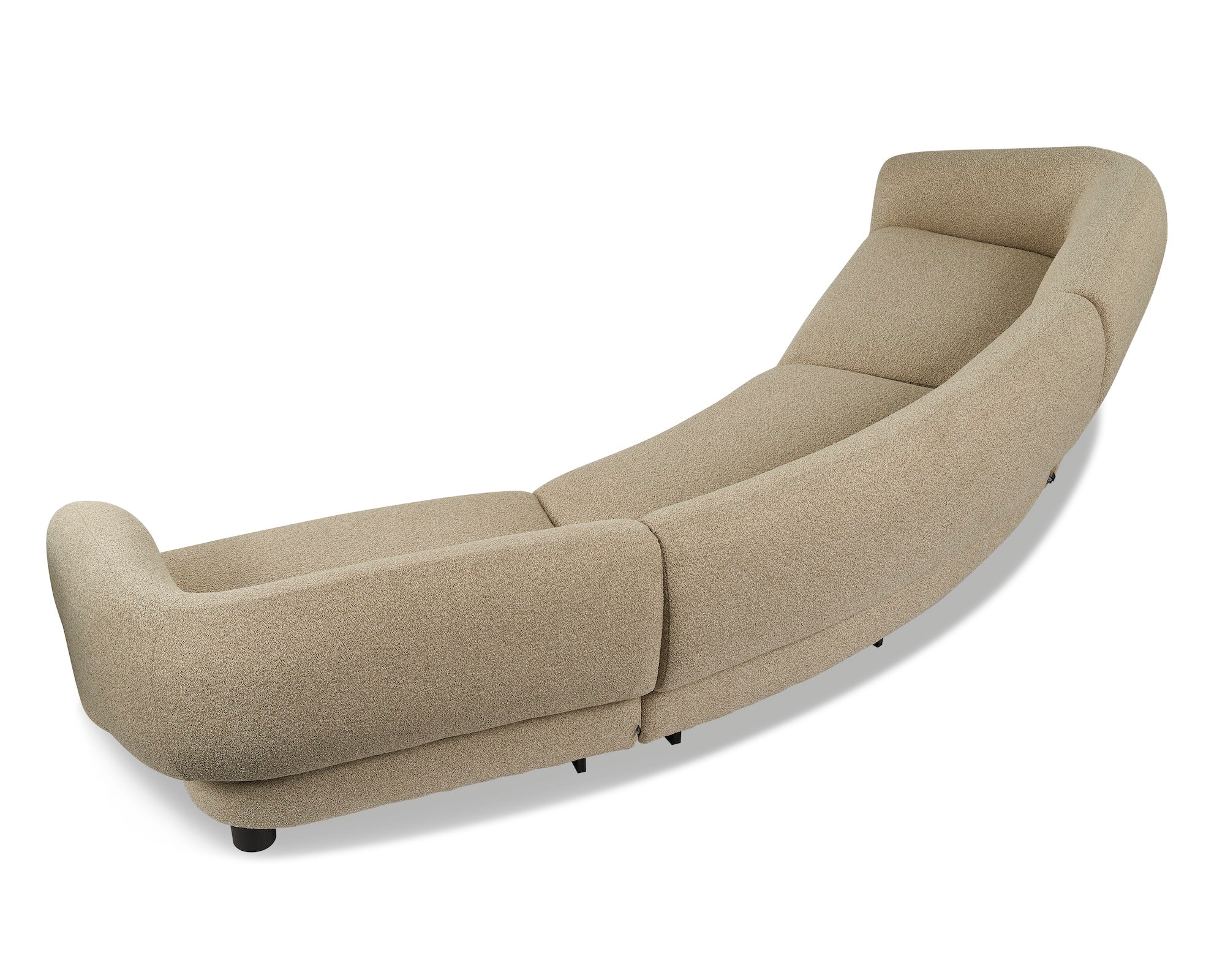 Erin Modular Sofa Middle - Capela Sand/ Black
