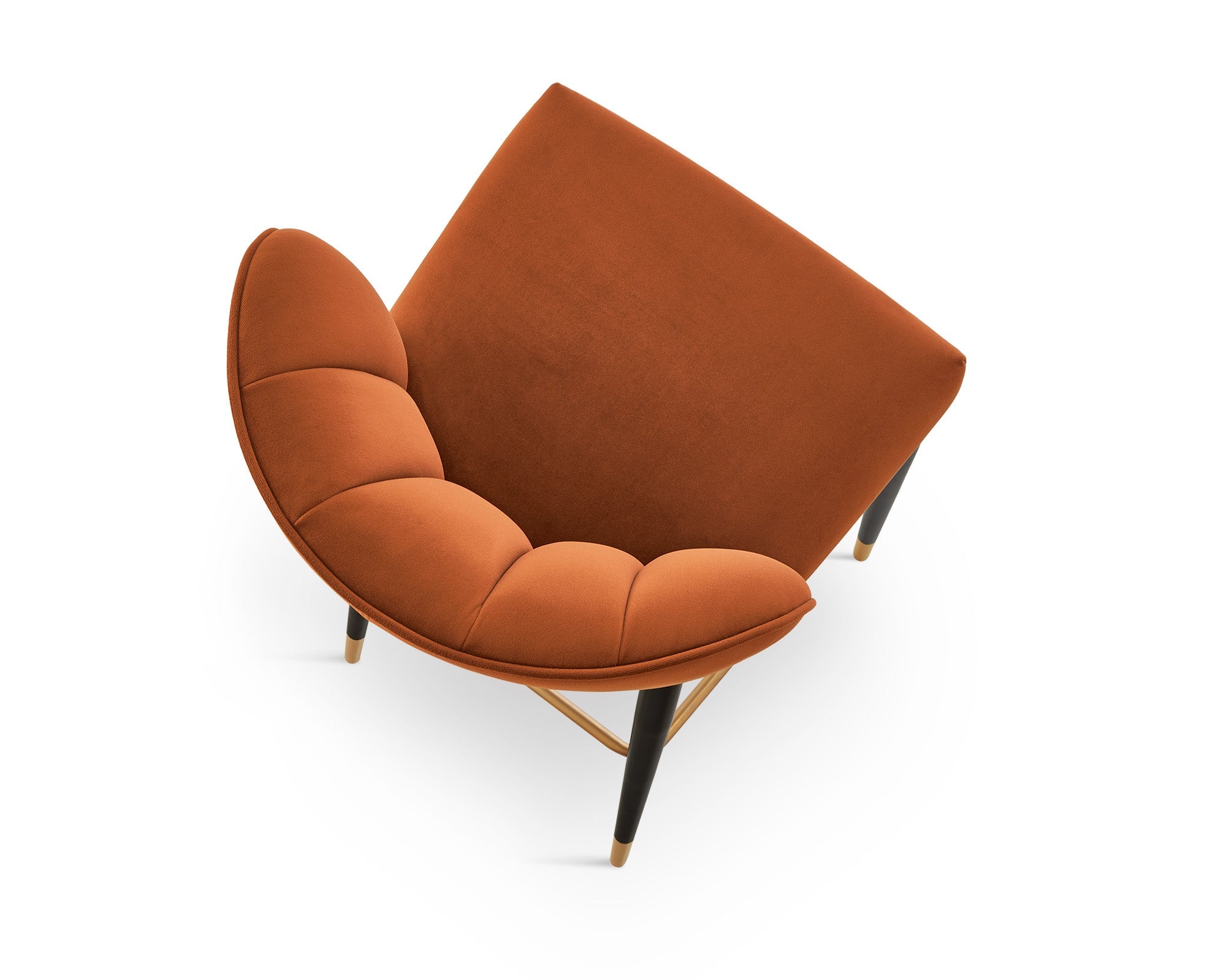 Maya Bar Stool (Crib 5) - Megan Oxide & Brushed Brass