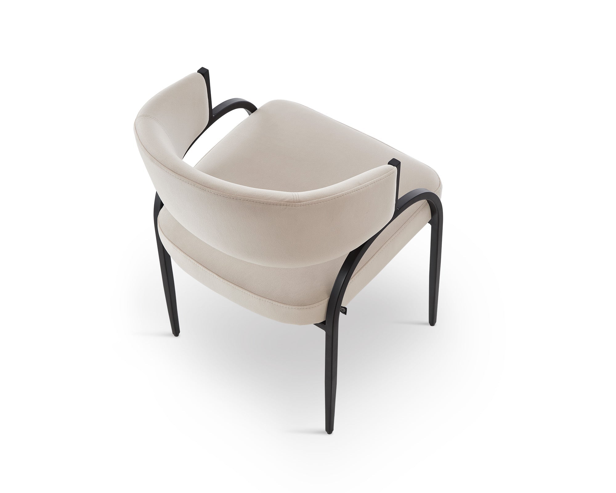 Pavilion Dining Chair (Crib 5) - Megan Pebble & Matt Black