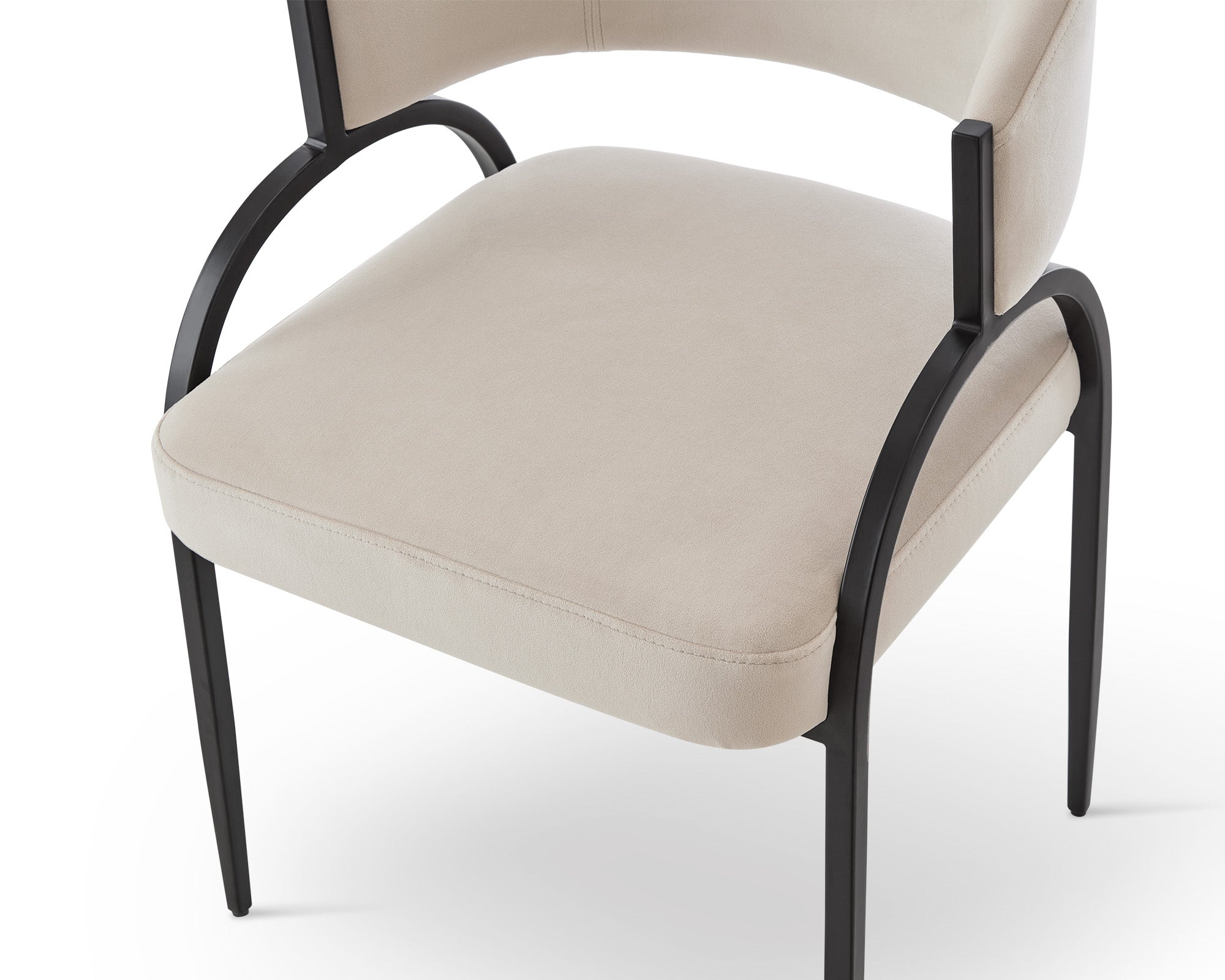 Pavilion Dining Chair (Crib 5) - Megan Pebble & Matt Black