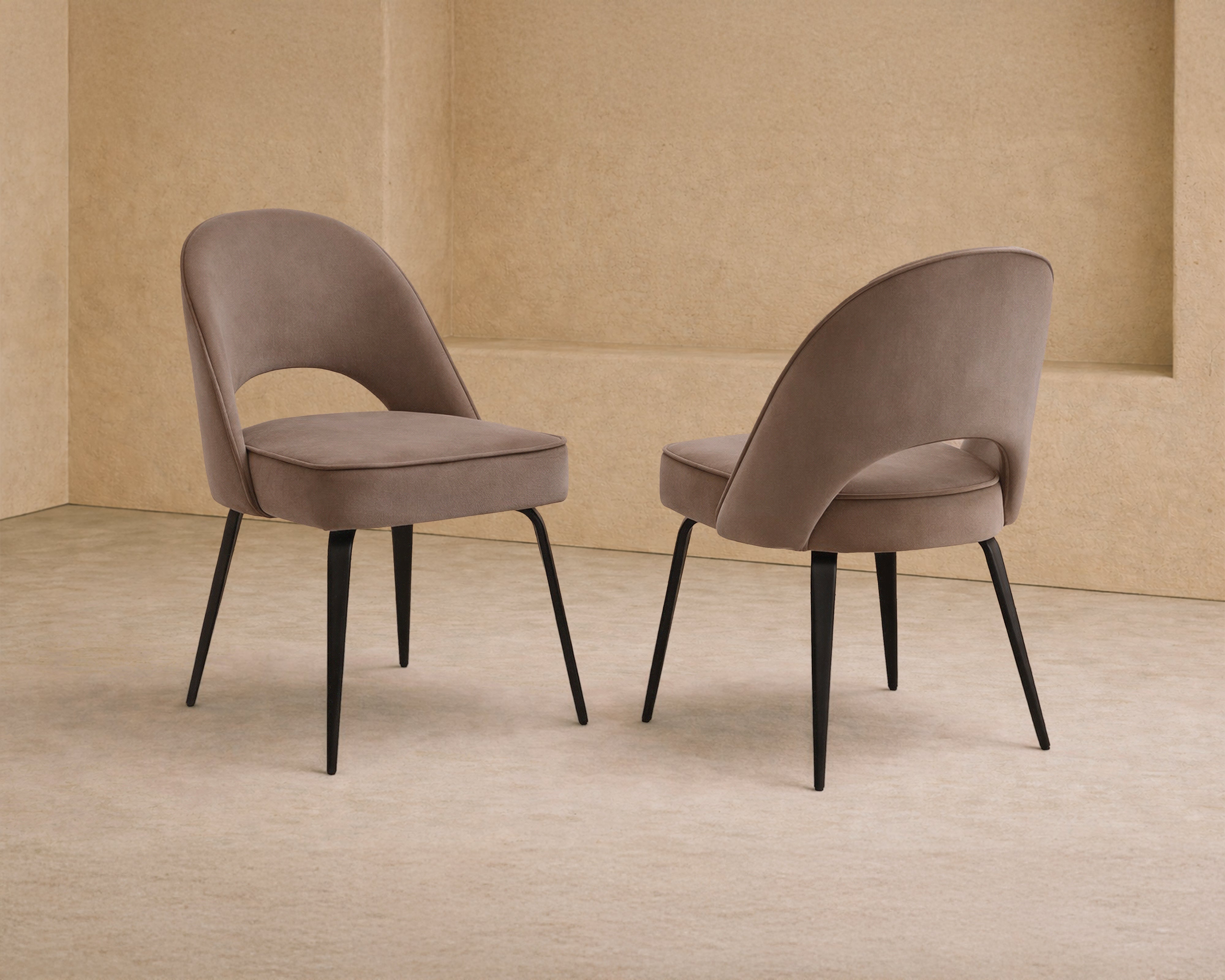 Yves Dining Chair Crib 5 (set of 2) - Megan Mink