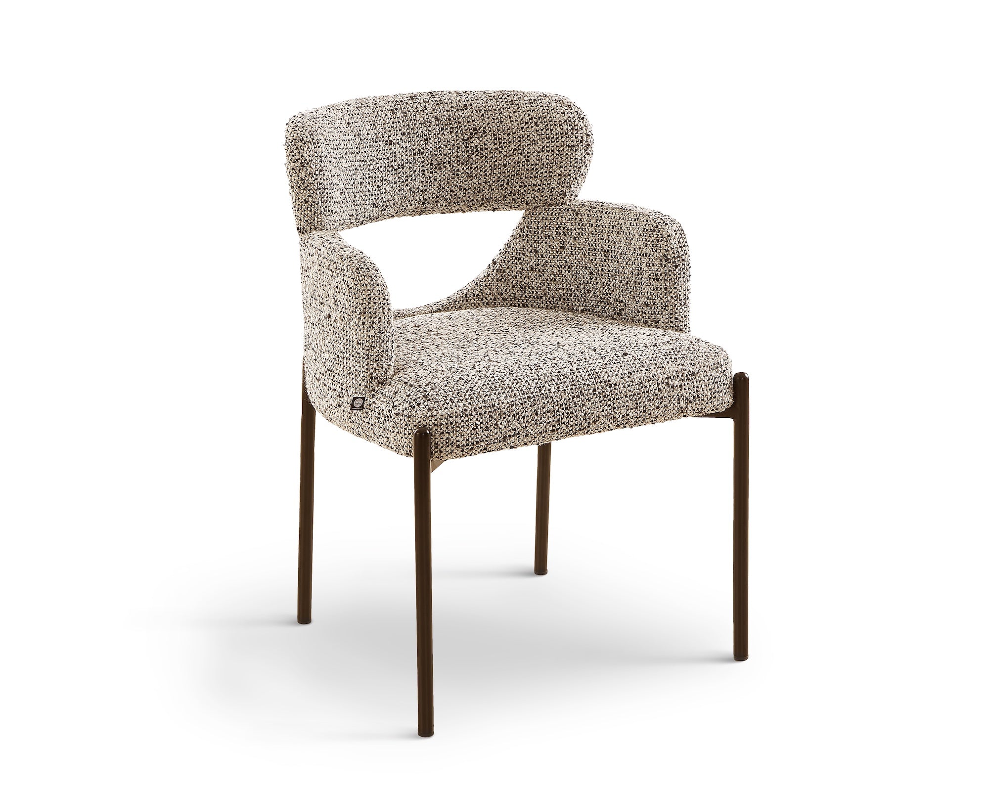 Aga Dining Chairs (Crib 5) (set of 2) - Dexter Sparkle Stone