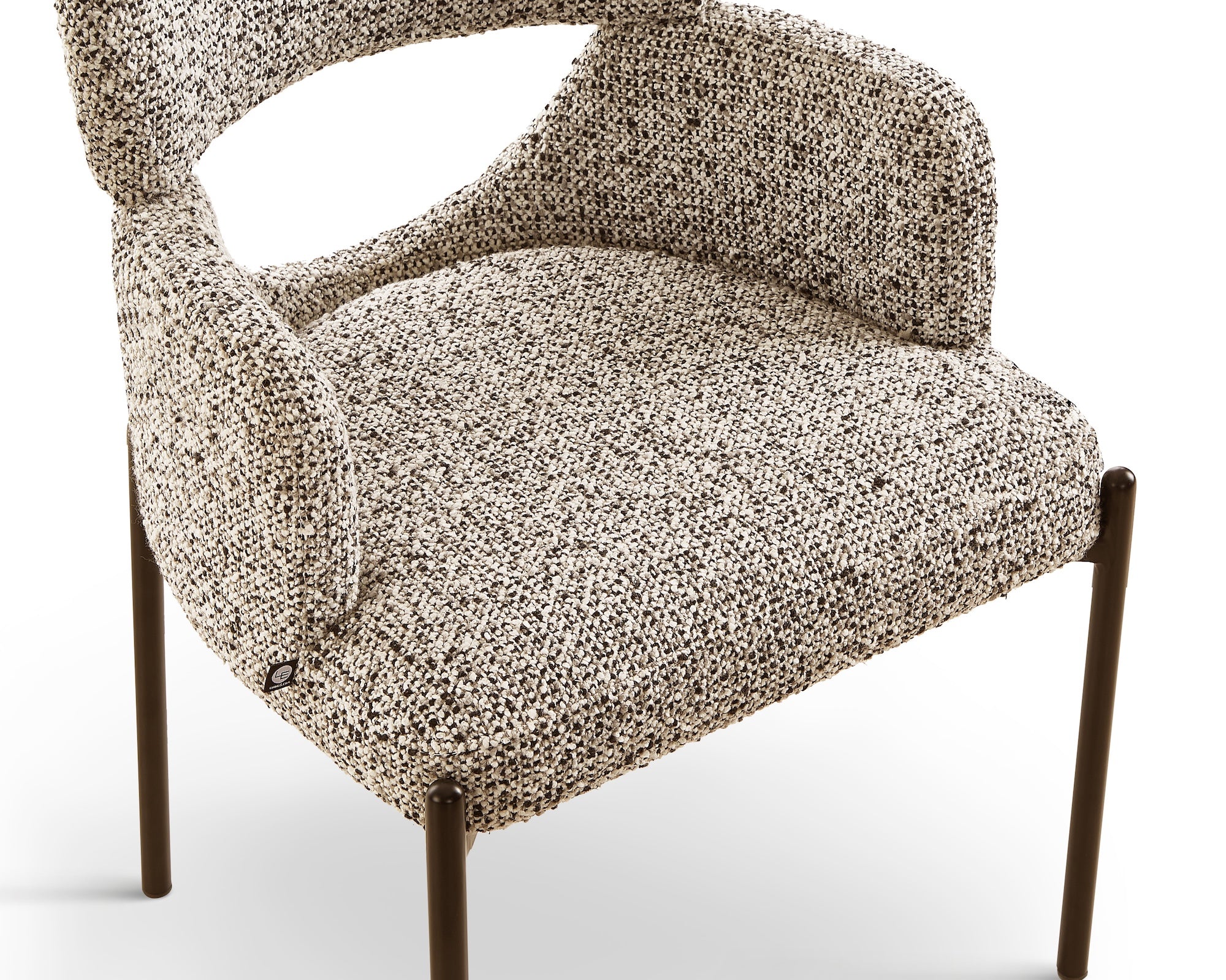 Aga Dining Chairs (Crib 5) (set of 2) - Dexter Sparkle Stone