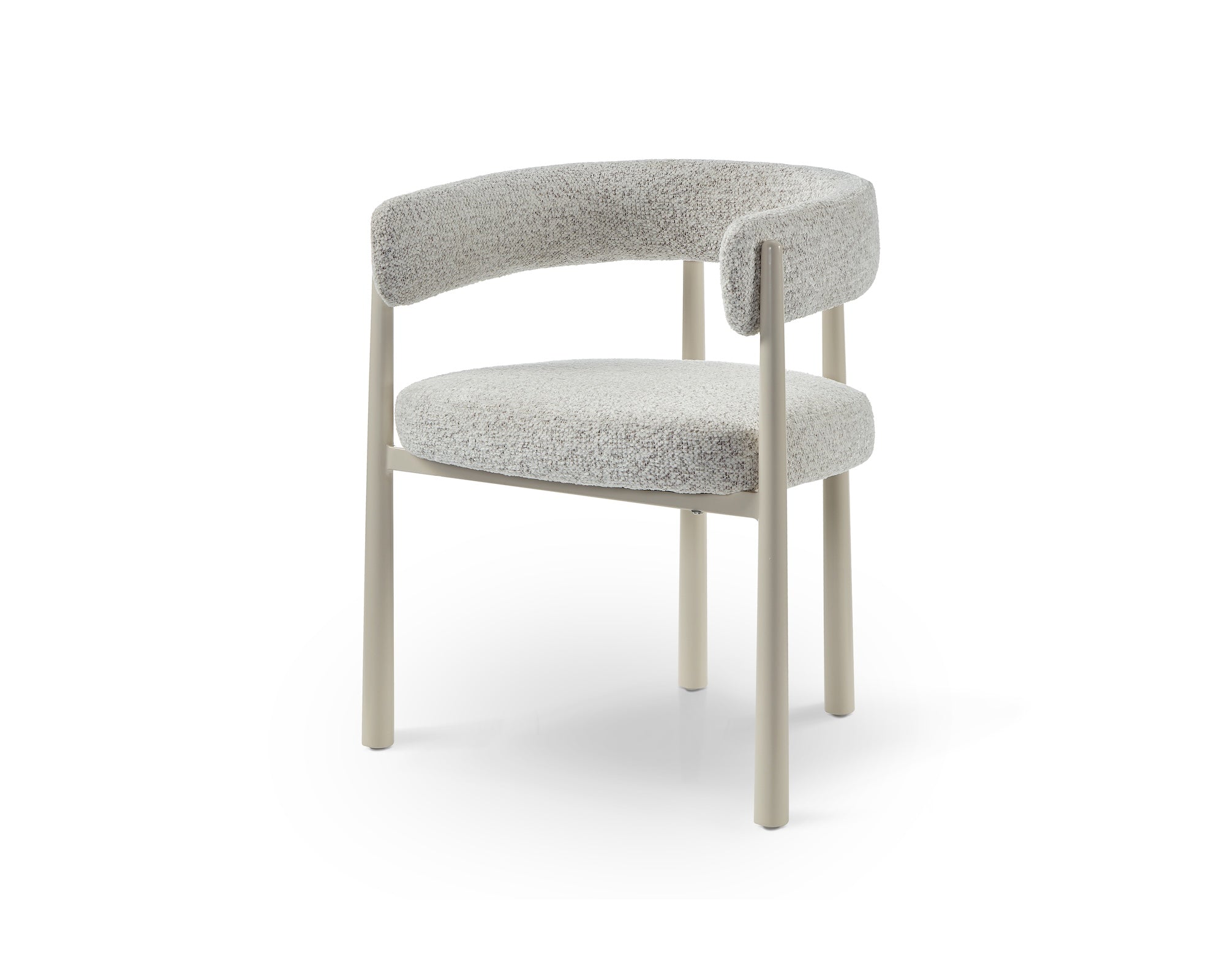Aria Dining Chair - (Crib 5) Ripley Grav & Gloss Ivory