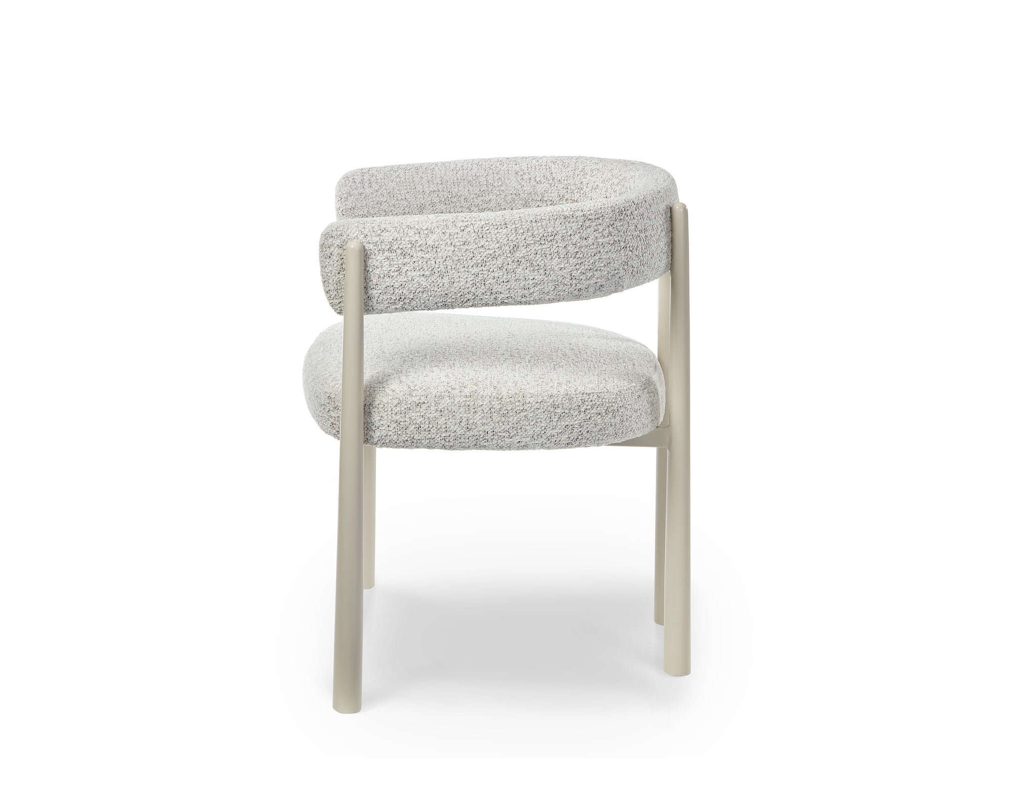 Aria Dining Chair - (Crib 5) Ripley Grav & Gloss Ivory