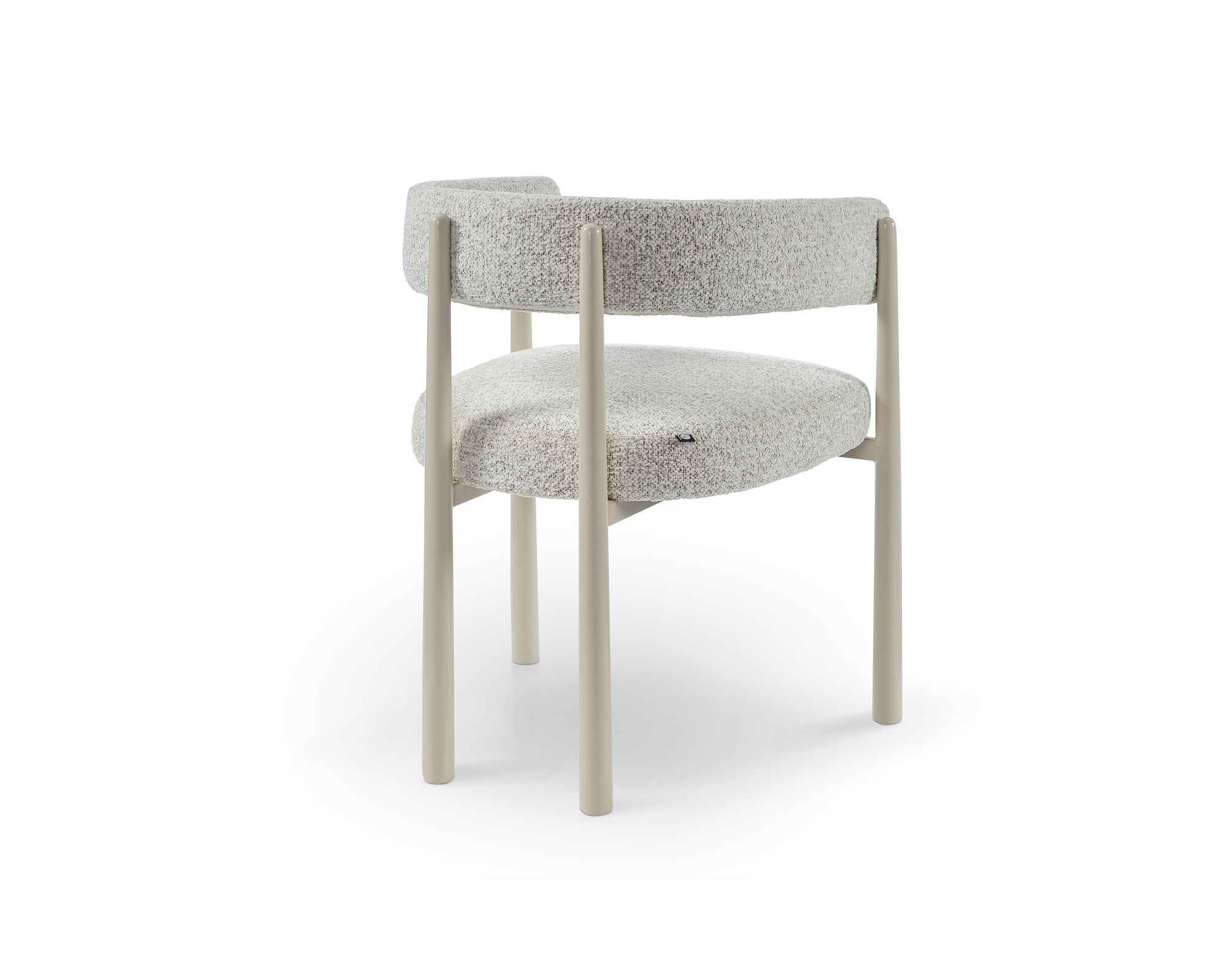 Aria Dining Chair - (Crib 5) Ripley Grav & Gloss Ivory