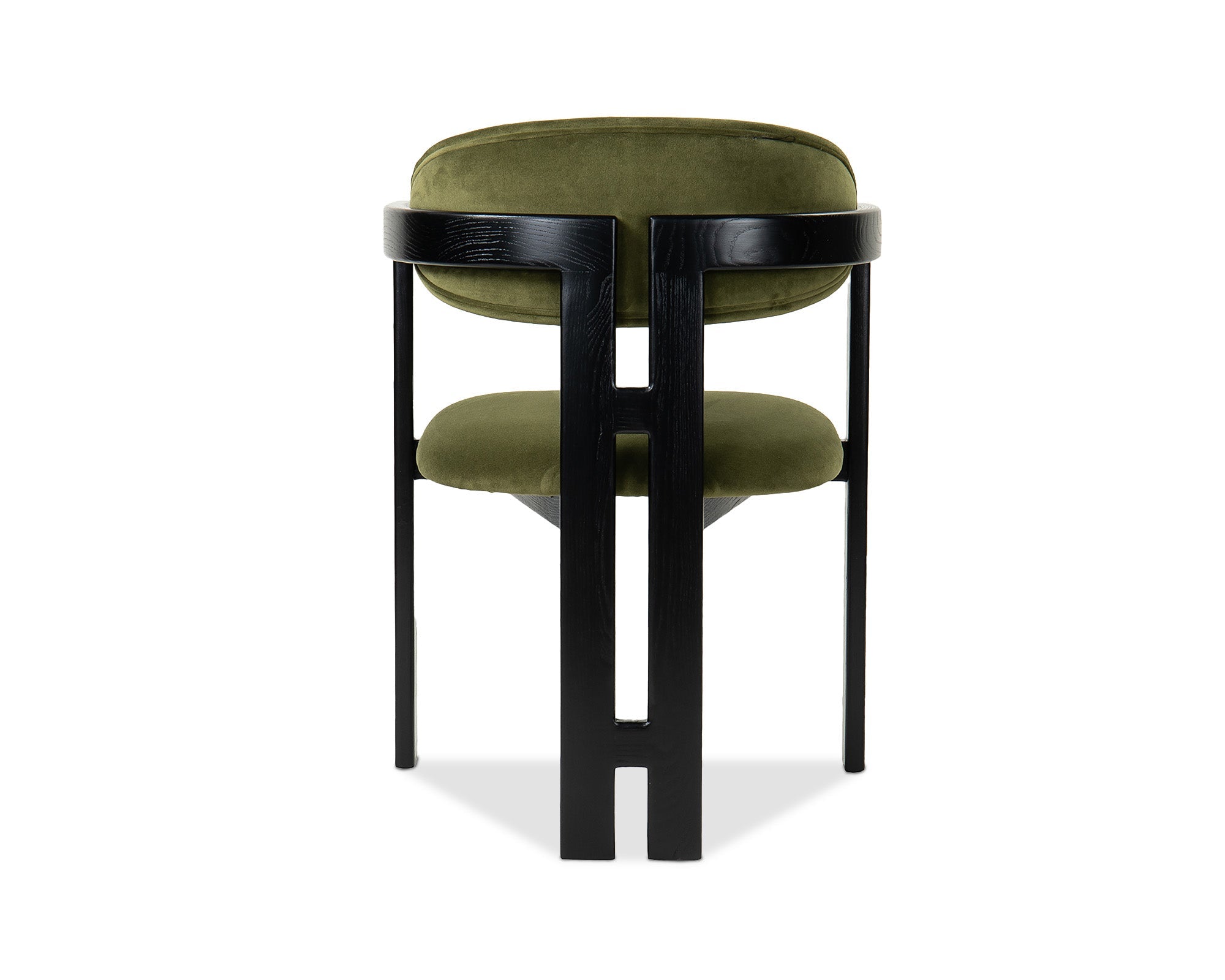 Neo Dining Chair (Crib 5) - Kaster II Olive & Matt Black