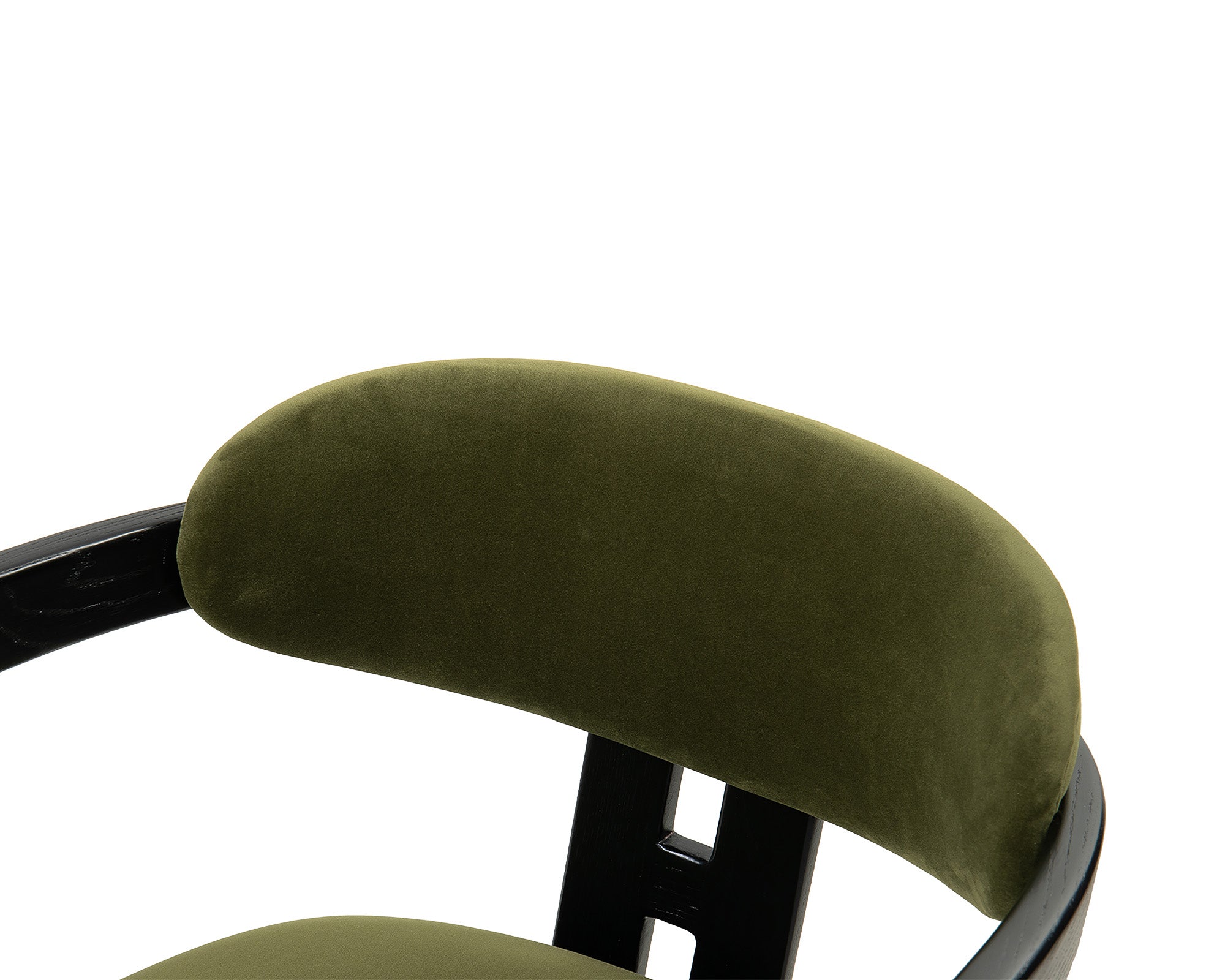 Neo Dining Chair (Crib 5) - Kaster II Olive & Matt Black