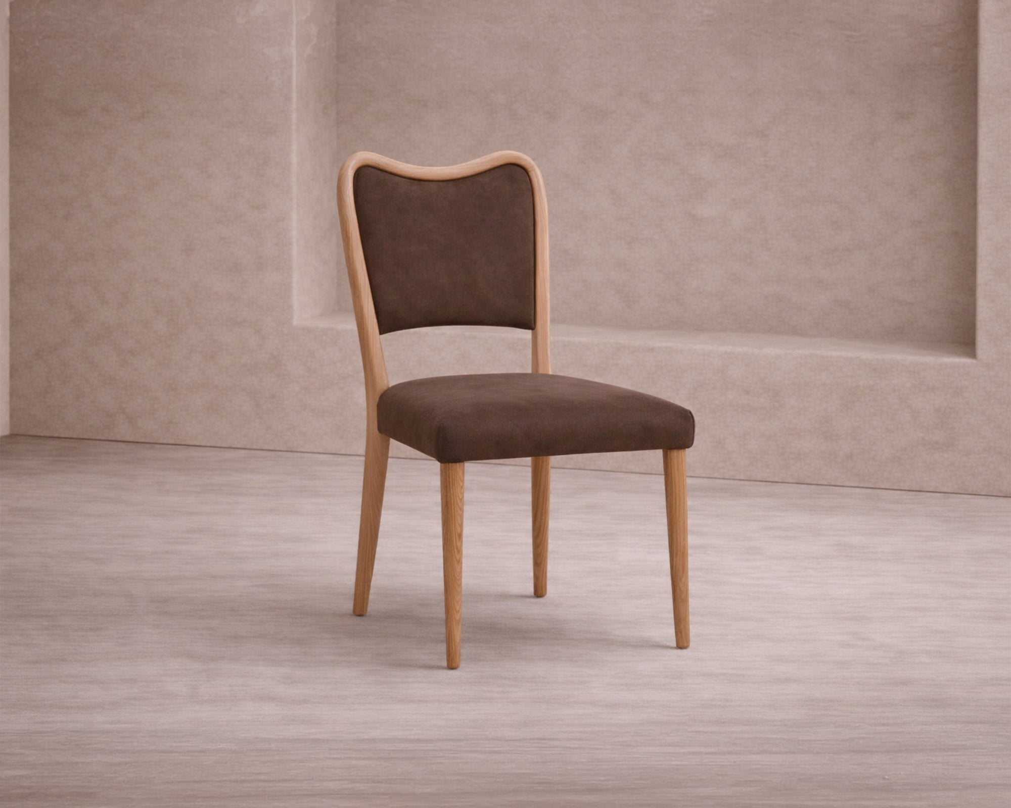 Adelaide Dining Chair - (Crib 5) Hopper Terra & Brushed Natural Wood