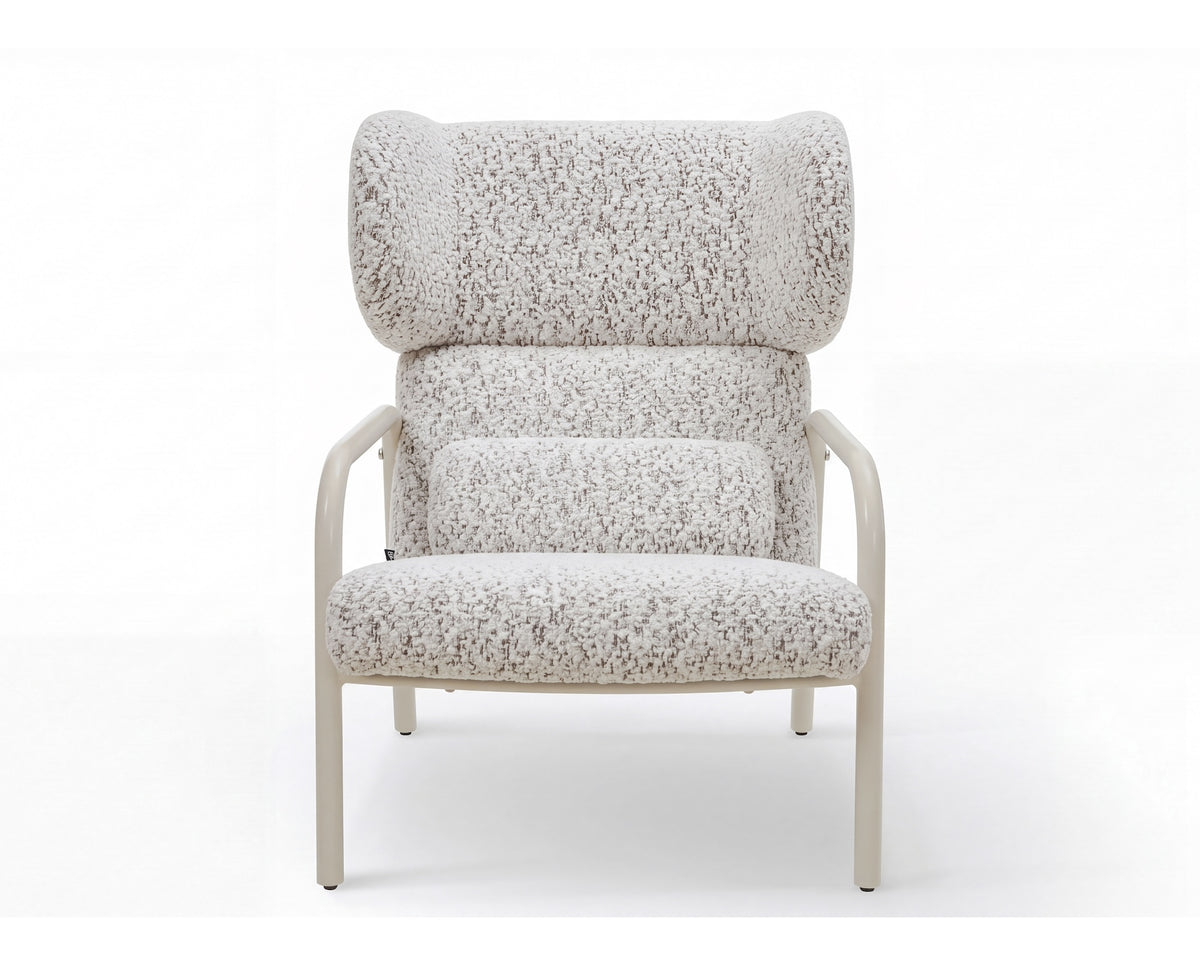 Vienne Occasional Chair - (Crib 5) Ripley Grav & Gloss Ivory